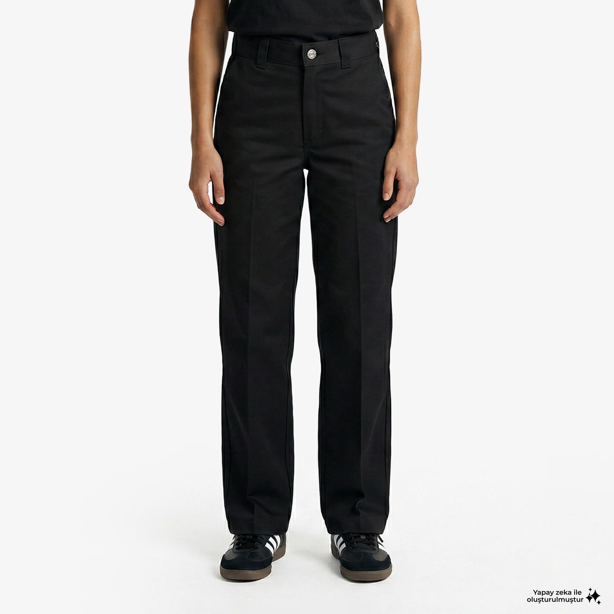 Dickies Union Loose Straight Kadın Siyah Pantolon