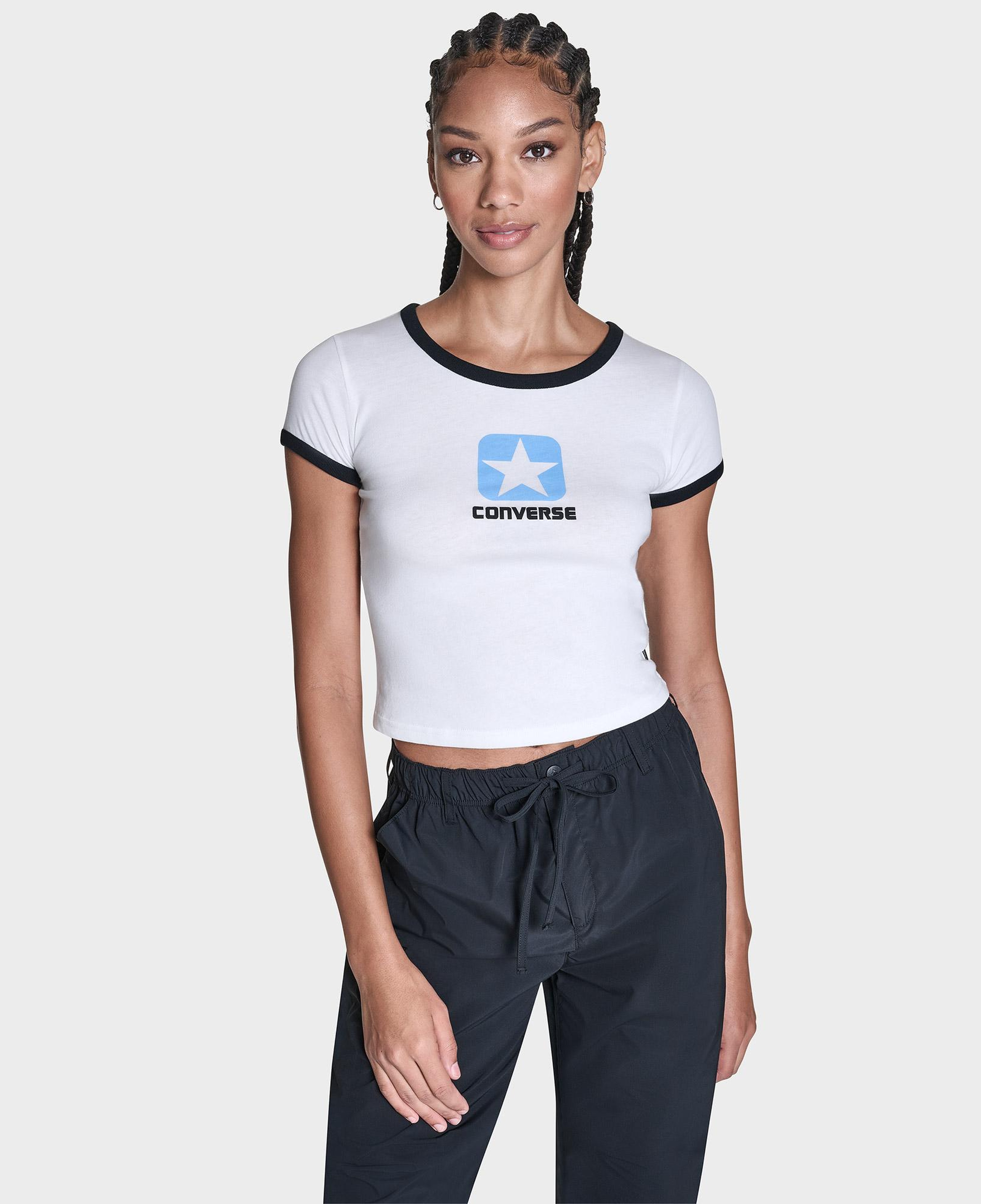 Converse Kadın Beyaz T-Shirt