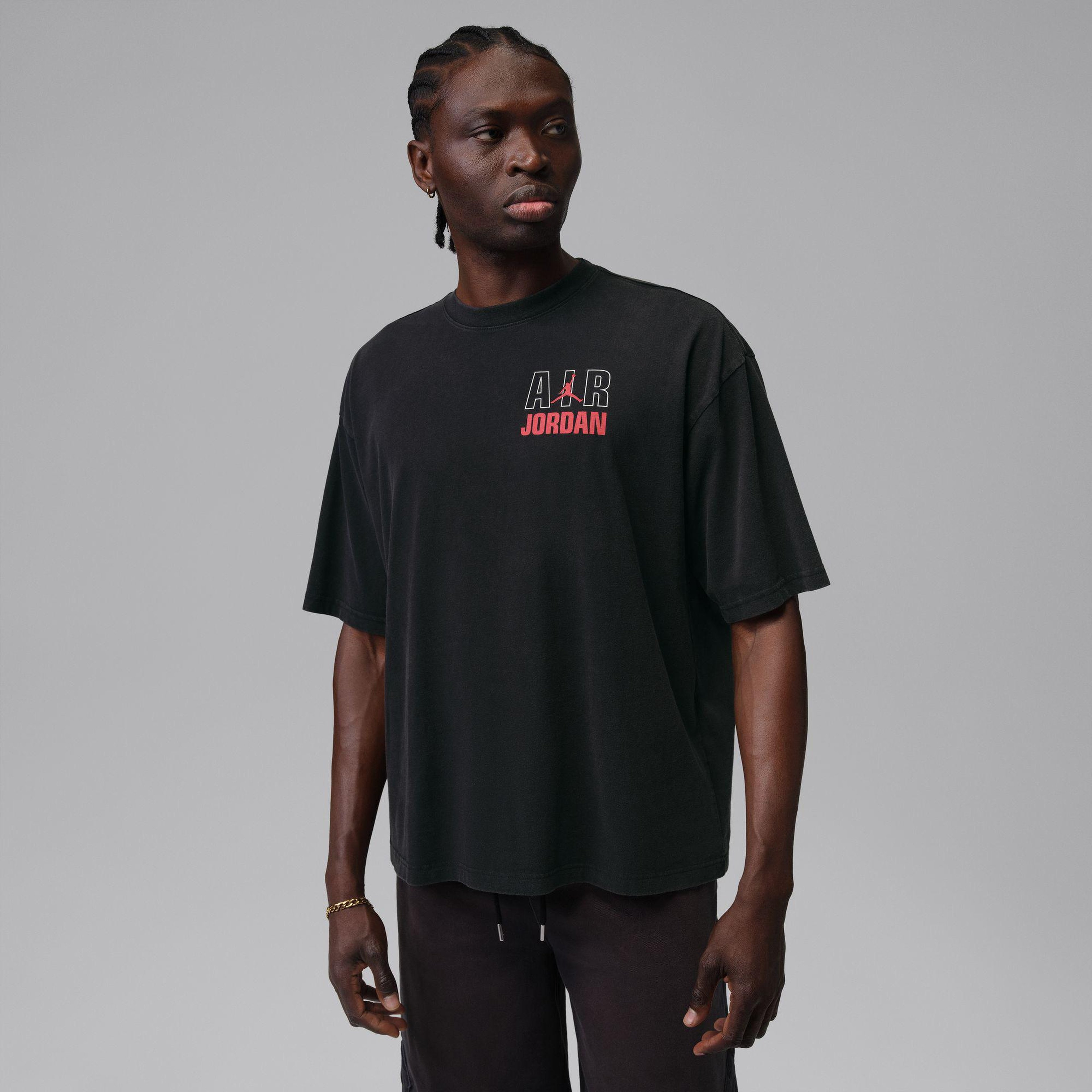 Jordan Flight Legend Crew Erkek Siyah T-Shirt