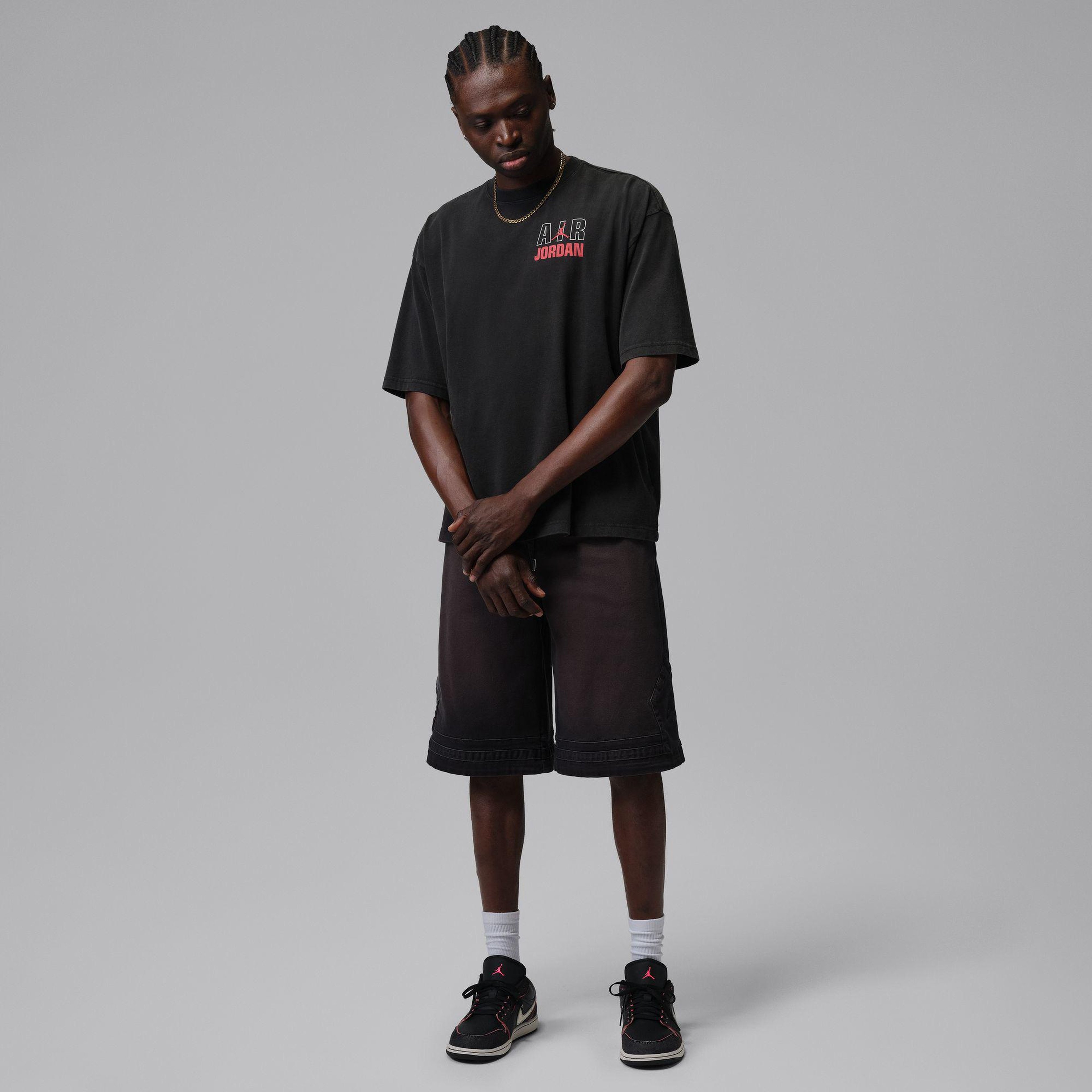 Jordan Flight Legend Crew Erkek Siyah T-Shirt