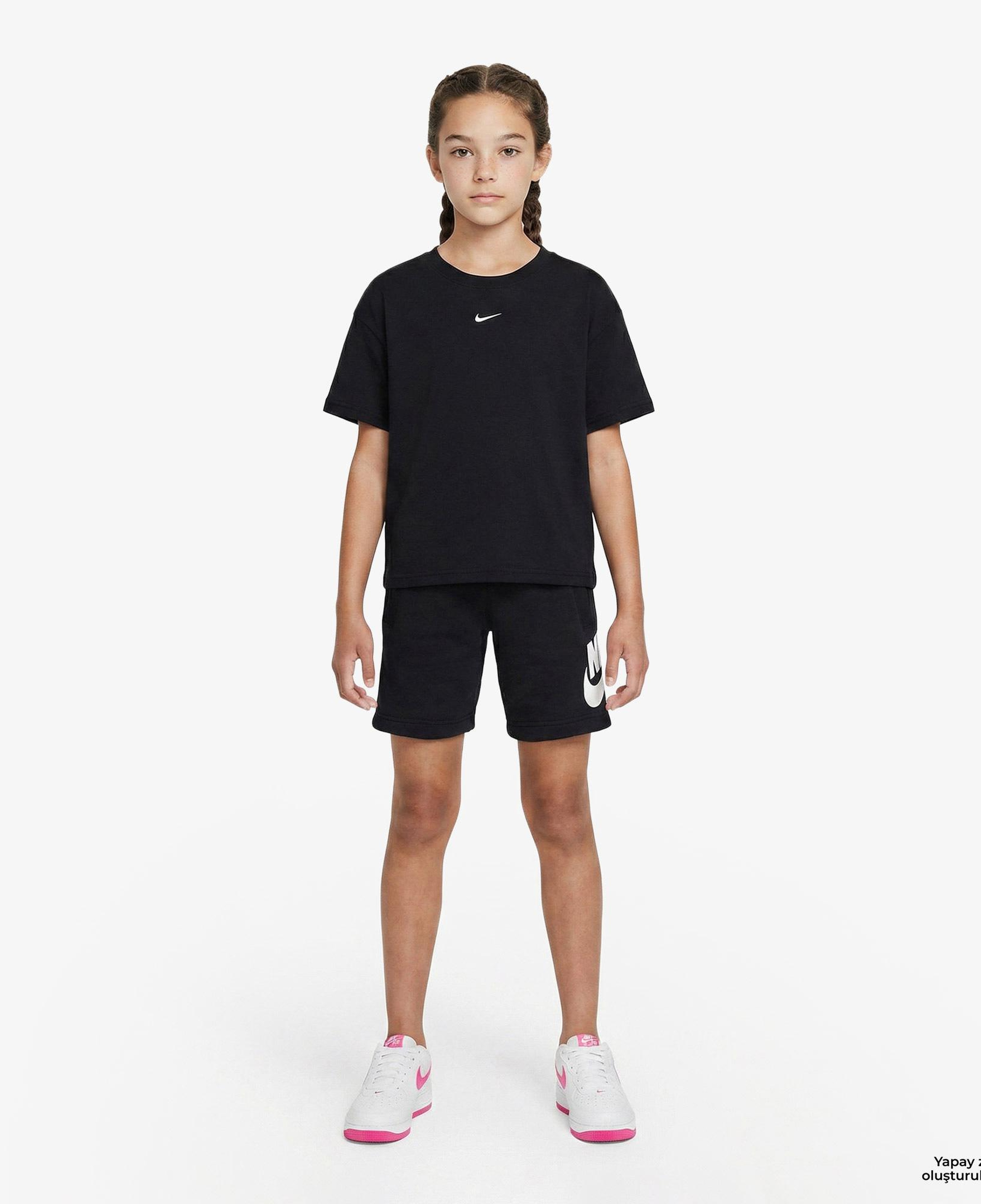 Nike Sportswear Club Fleece Çocuk Siyah Şort