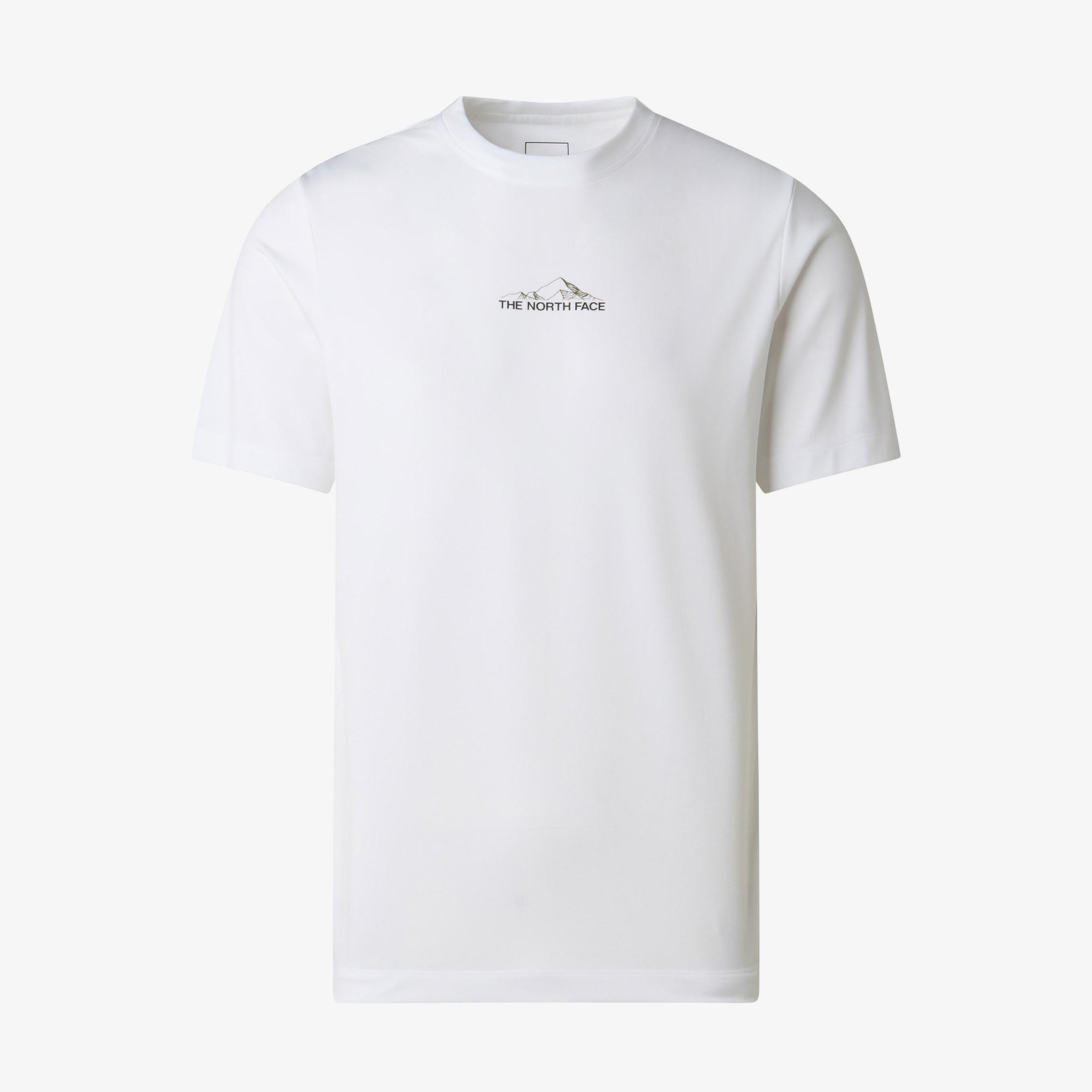 The North Face Odles Tech Erkek Beyaz T-Shirt