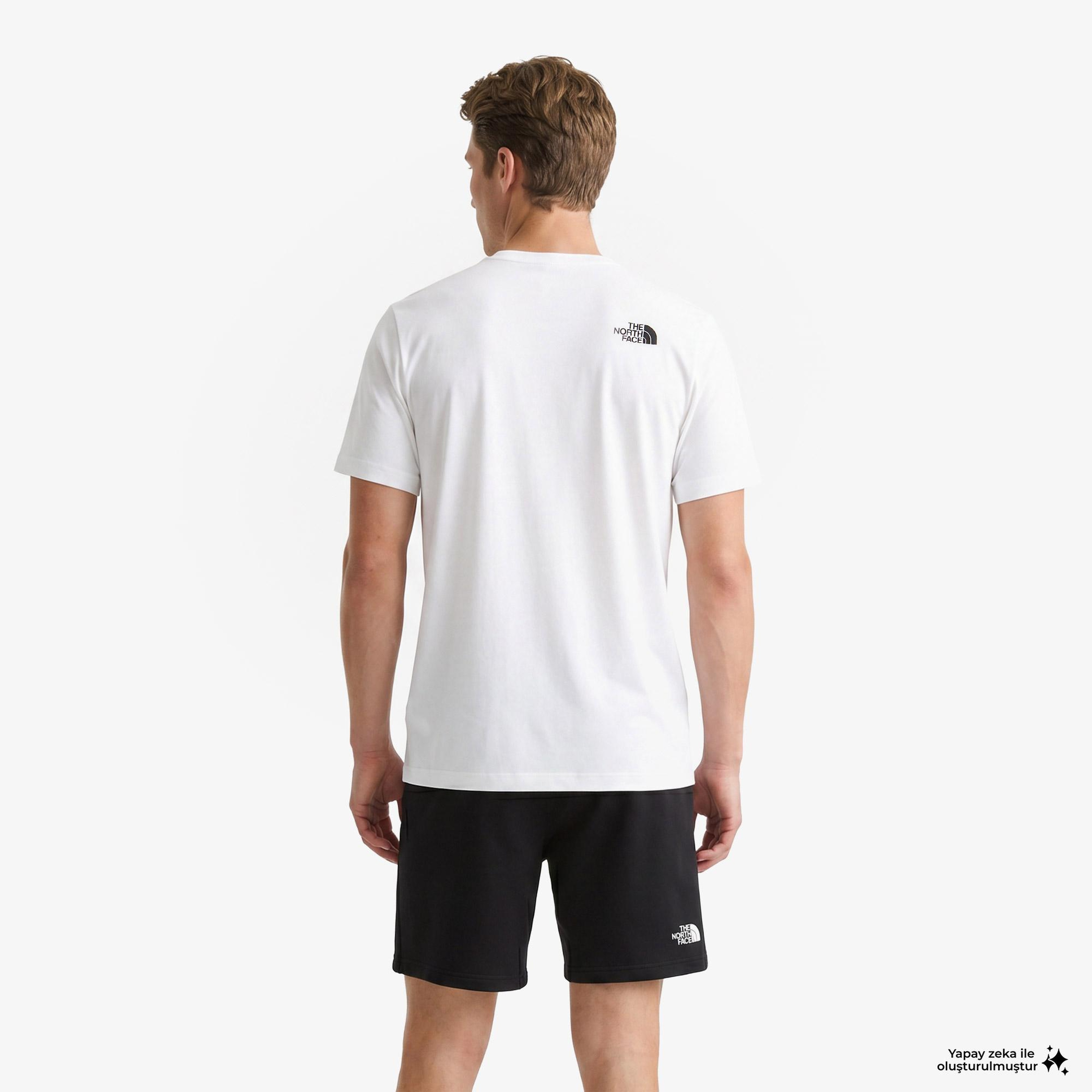 The North Face Odles Tech Erkek Beyaz T-Shirt