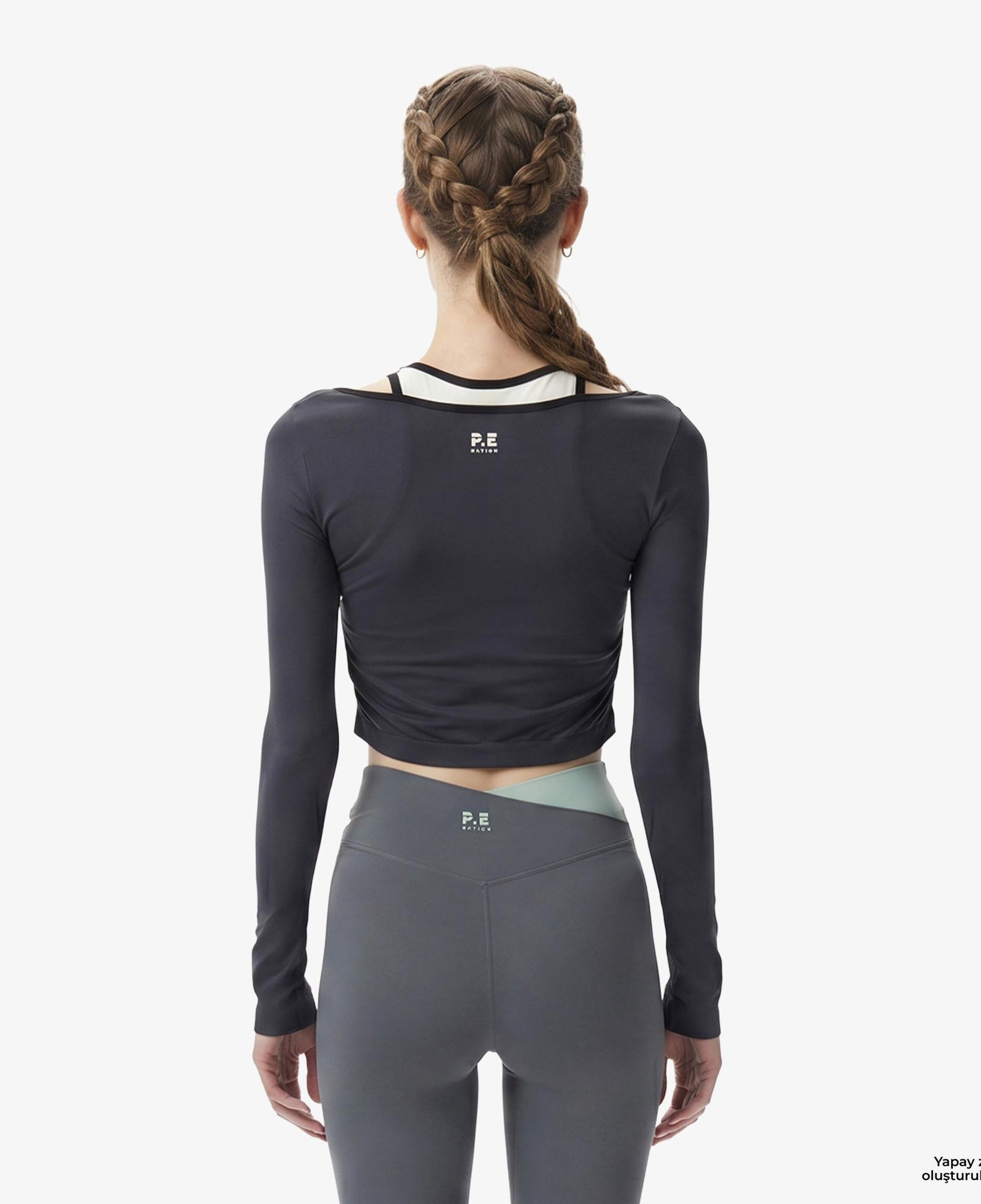 P.E Nation Sutton Cropped Kadın Mavi T-Shirt