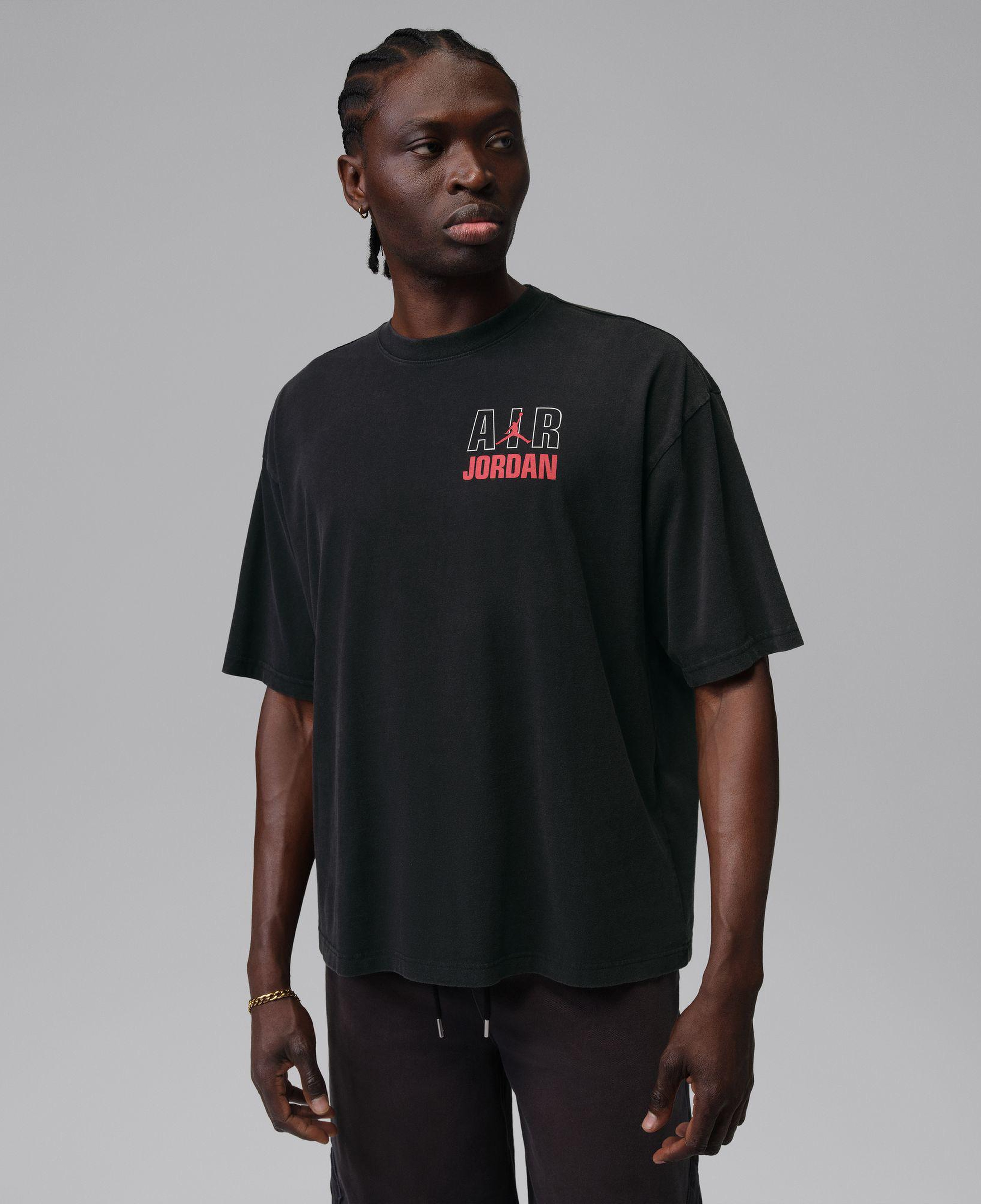 Jordan Flight Legend Crew Erkek Siyah T-Shirt