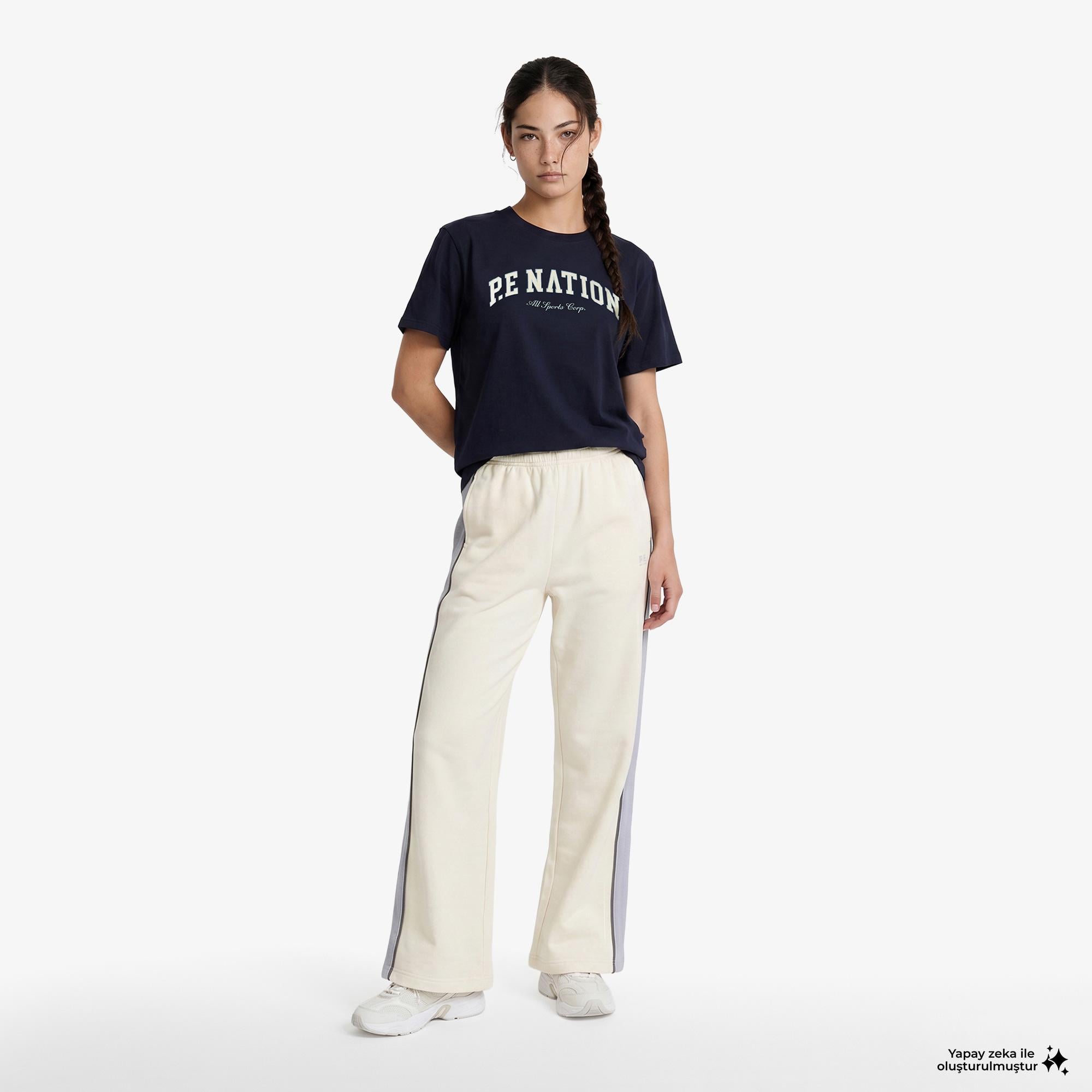 P.E Nation Heritage Kadın Lacivert T-Shirt