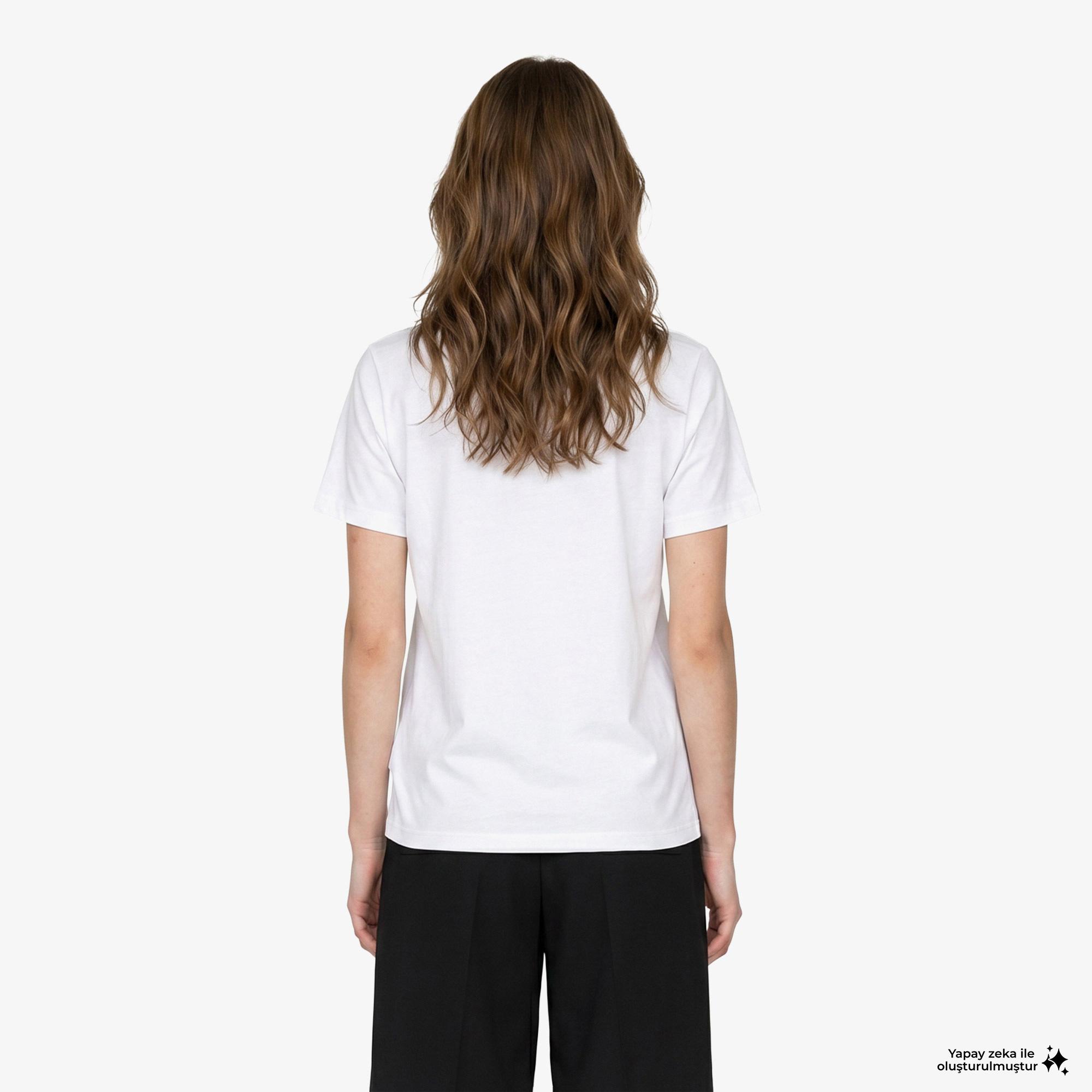 Fred Perry Kadın Beyaz T-Shirt