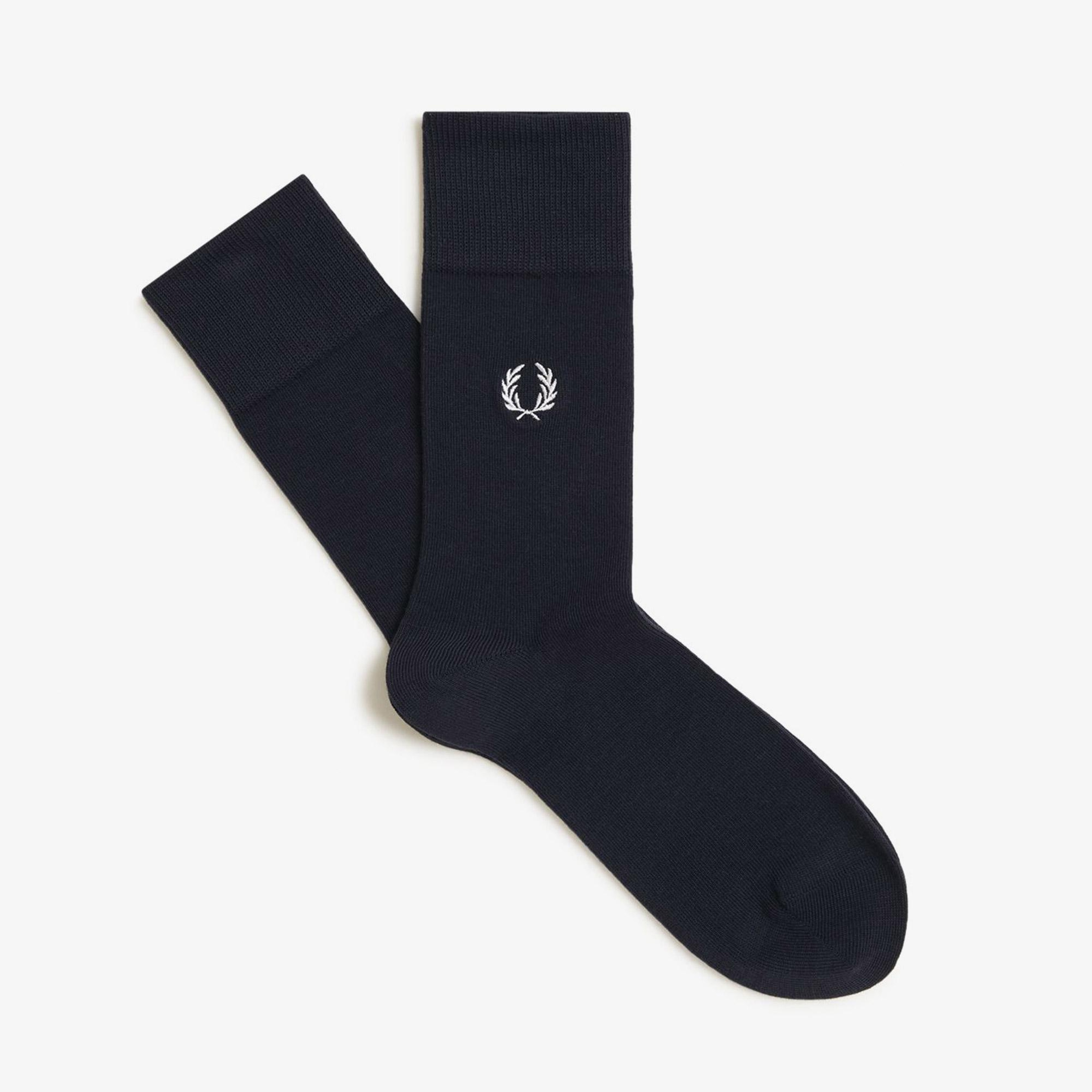 Fred Perry Unisex Lacivert Çorap