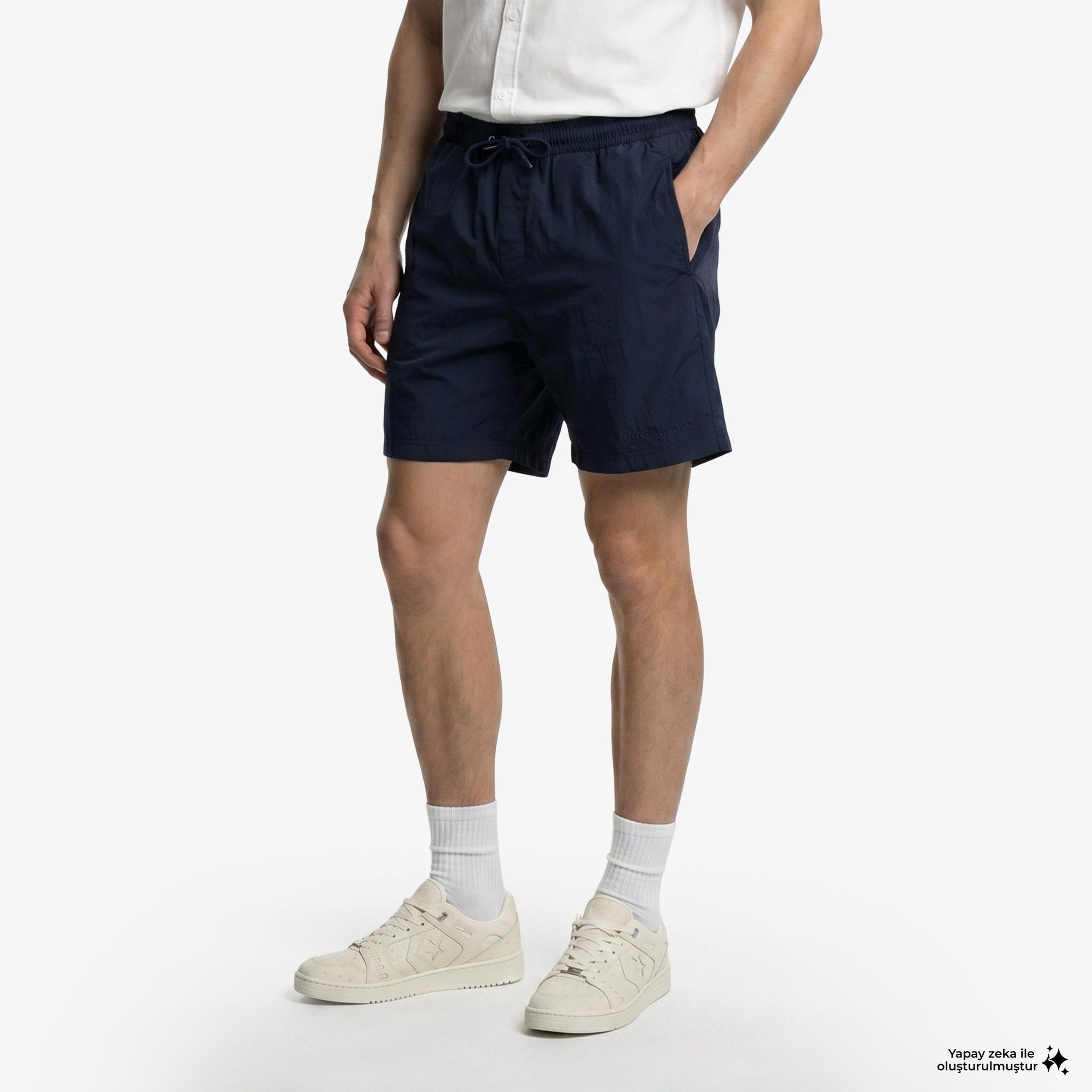 Les Benjamins 002 Erkek Lacivert Deniz Şortu