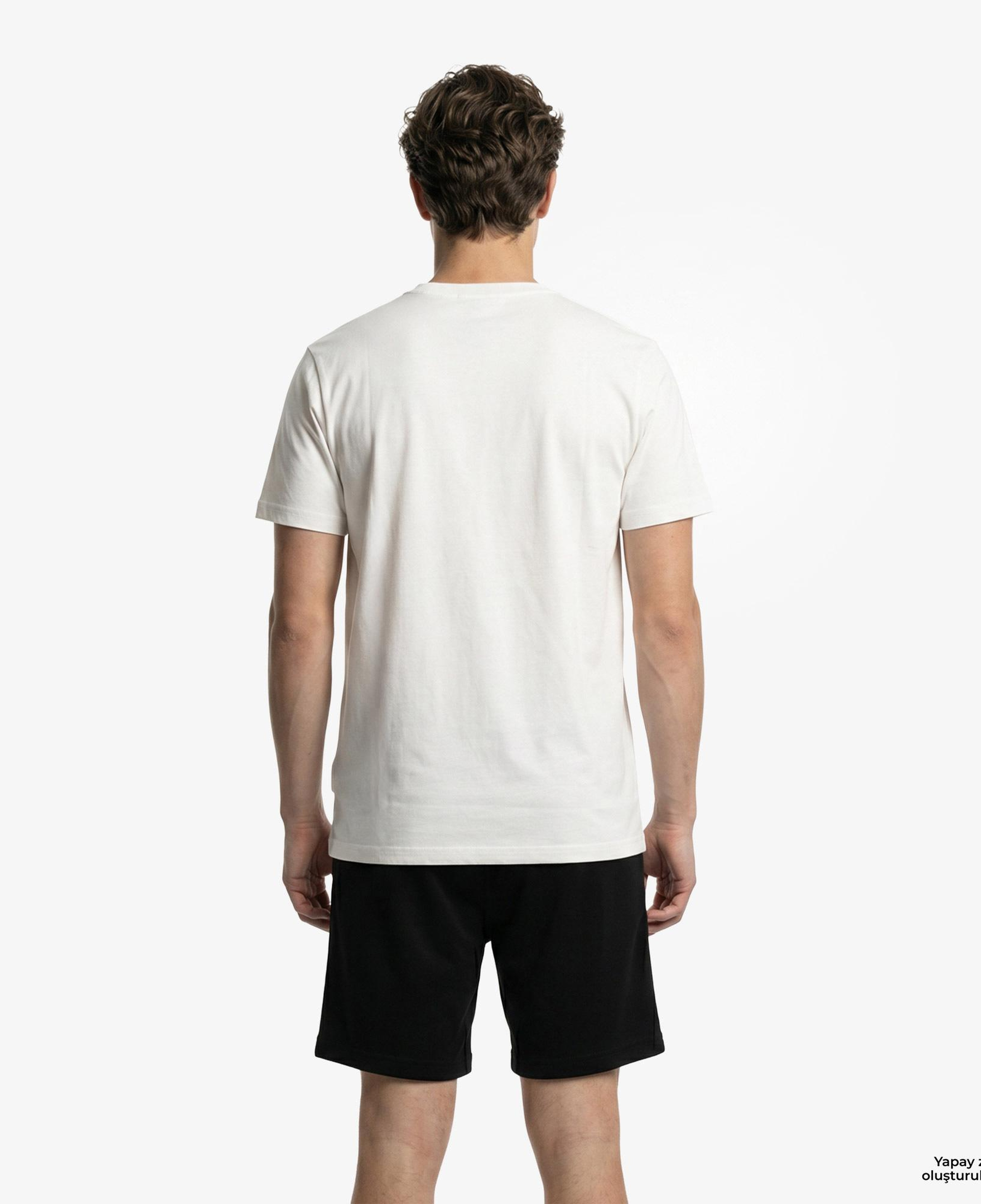 Fred Perry Crew Neck Erkek Beyaz T-Shirt