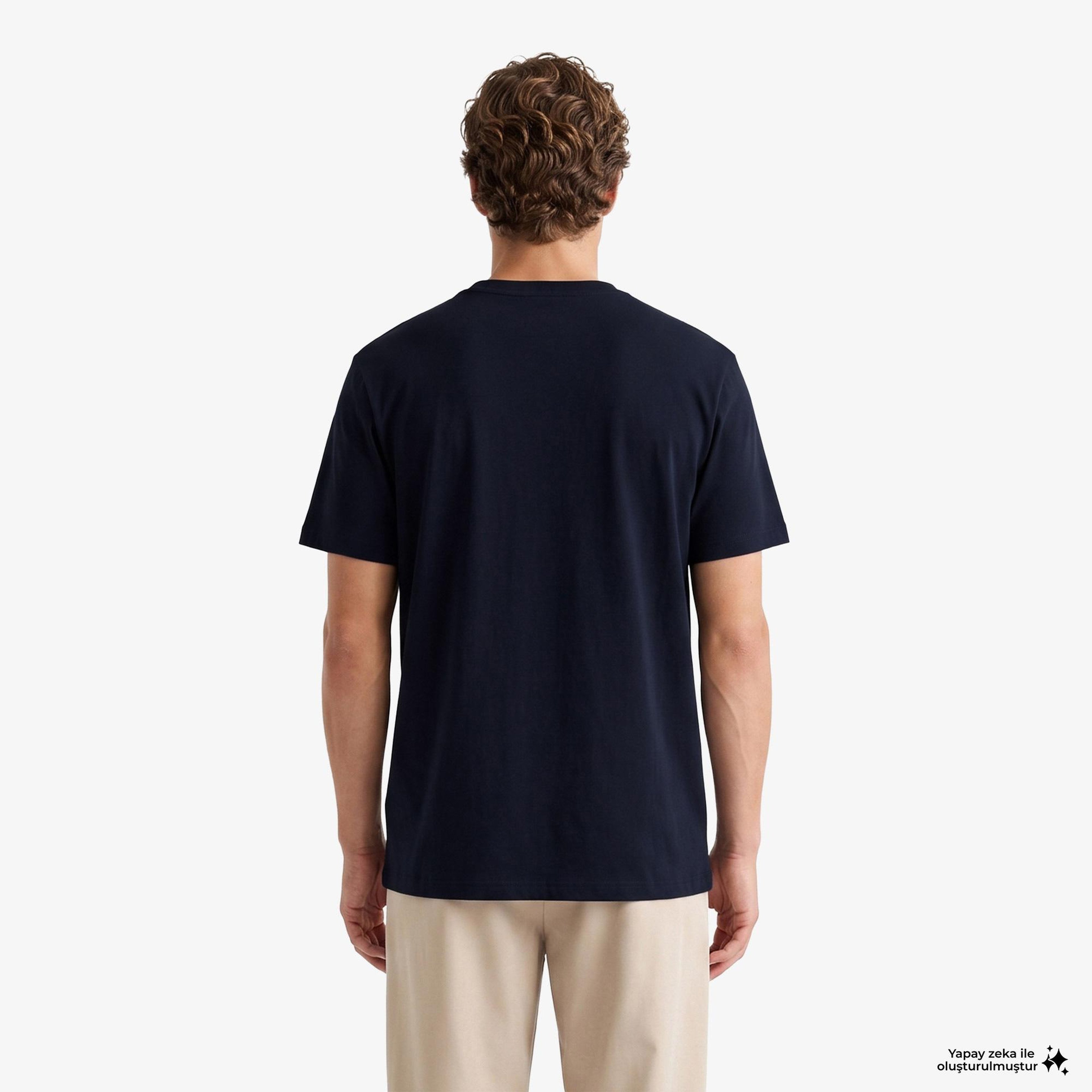 Fred Perry Crew Neck Erkek Lacivert T-Shirt