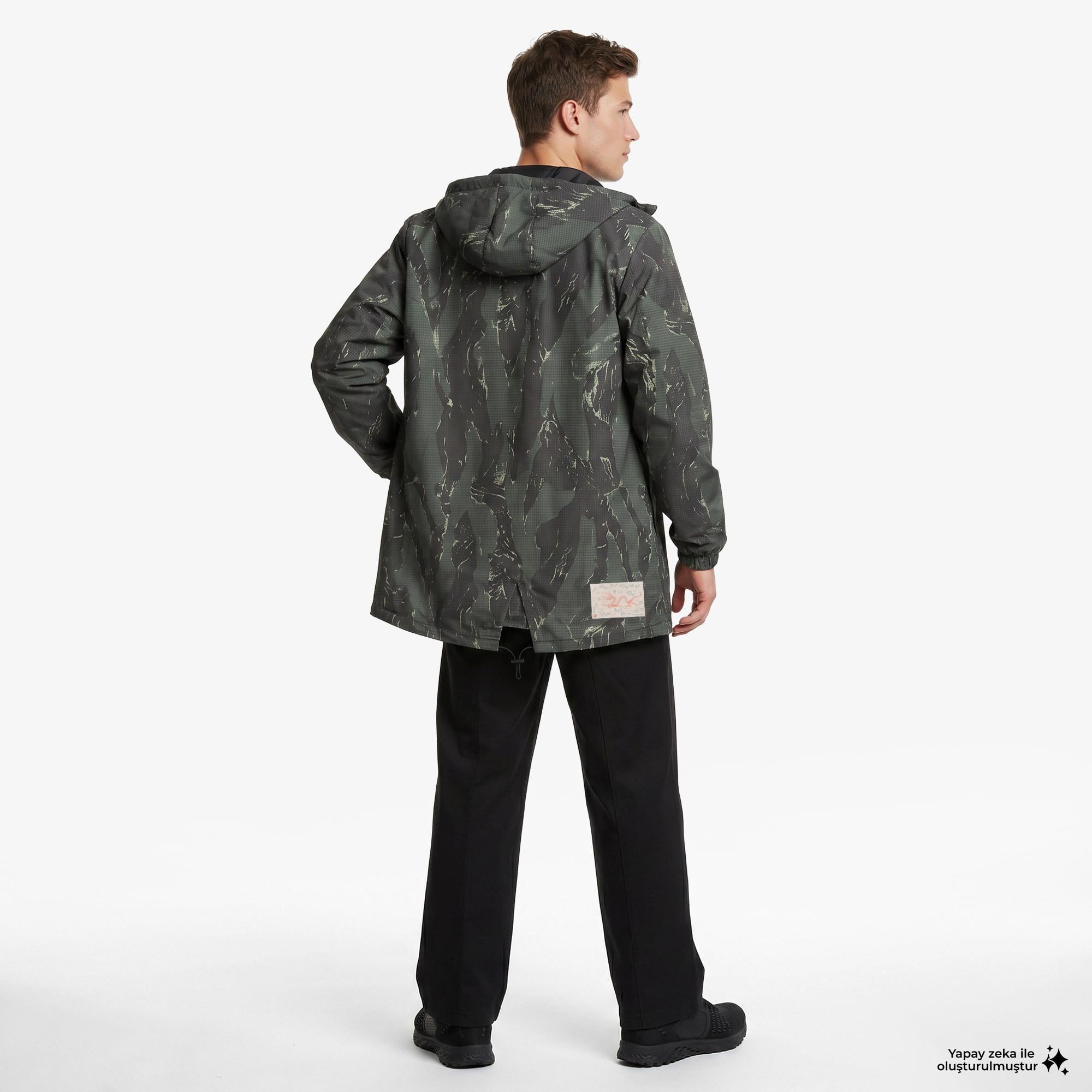 UNITED4 Regular Fit Erkek Yeşil Mont
