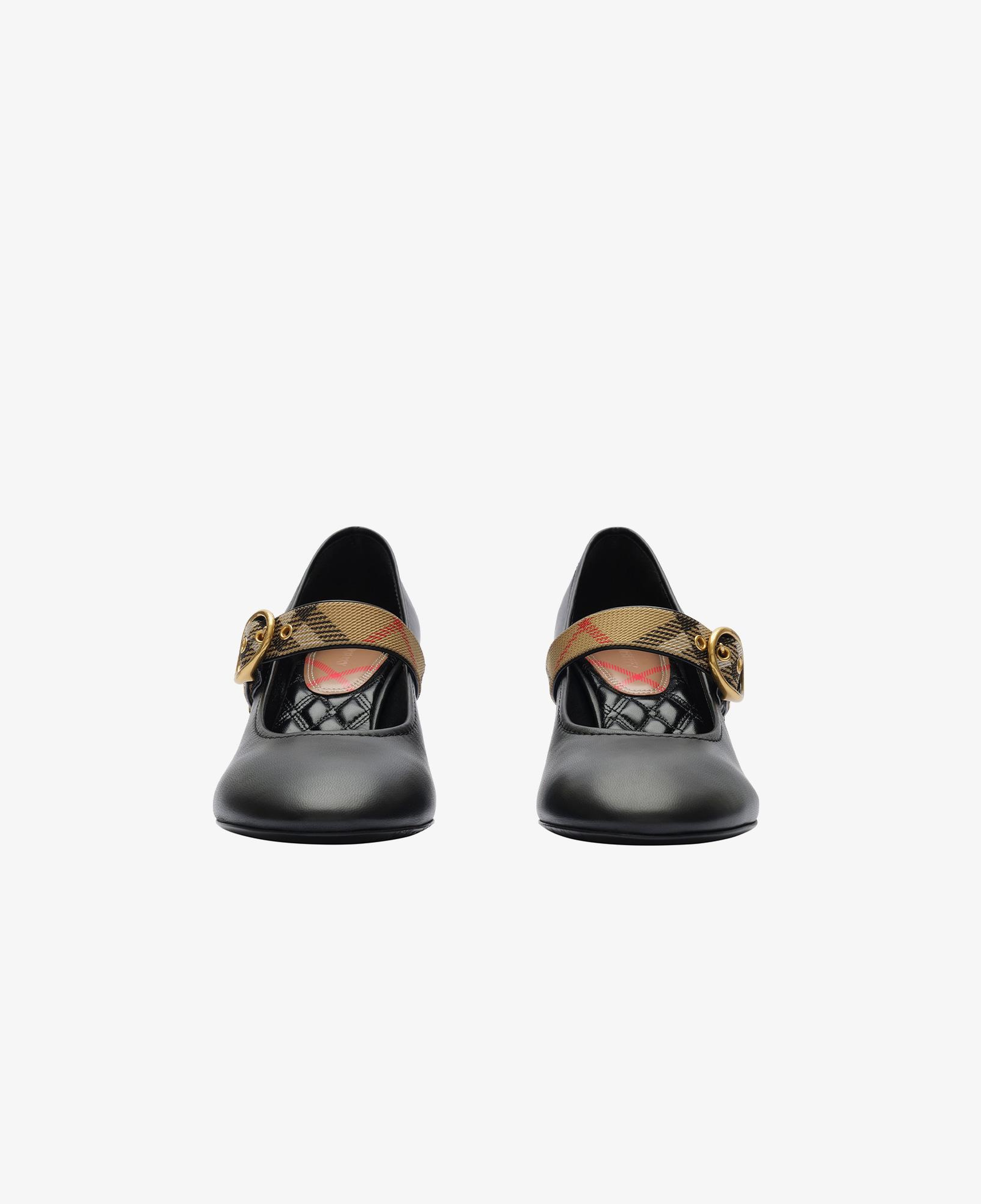 Burberry Robin Pump Check Kadın Siyah Klasik Ayakkabı