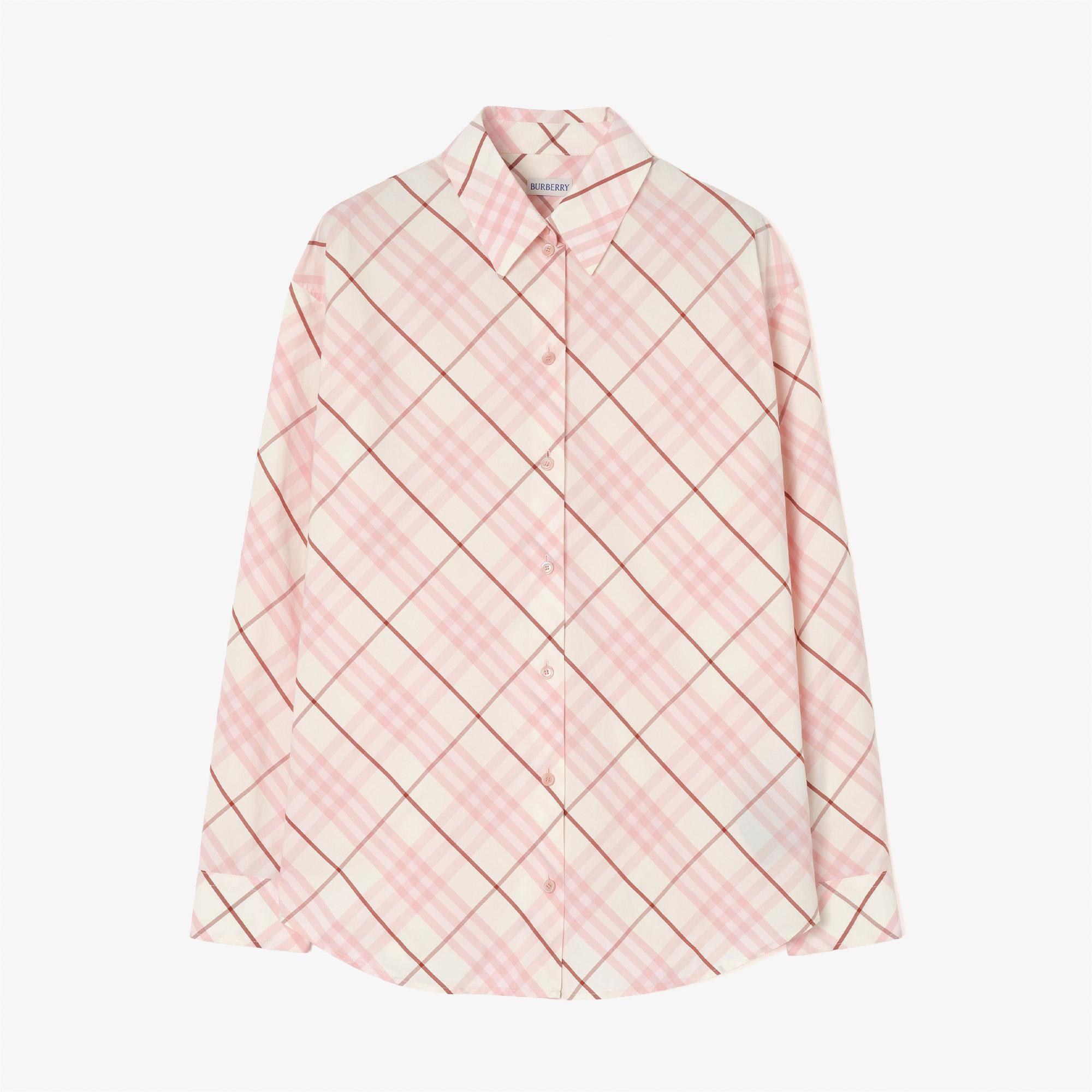 Burberry Elara Kadın Pembe Gömlek