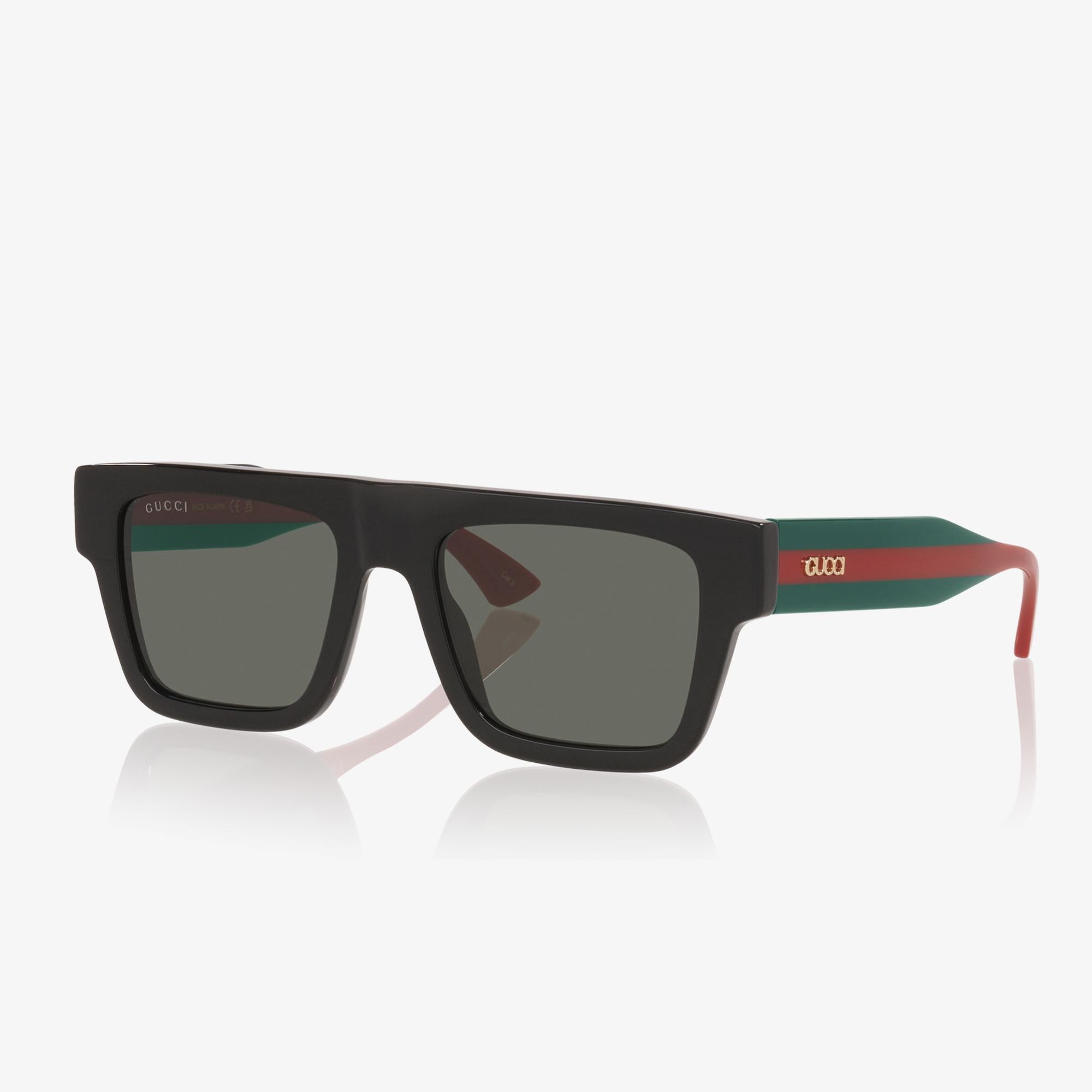Gucci Acetate Erkek Siyah Güneş Gözlüğü