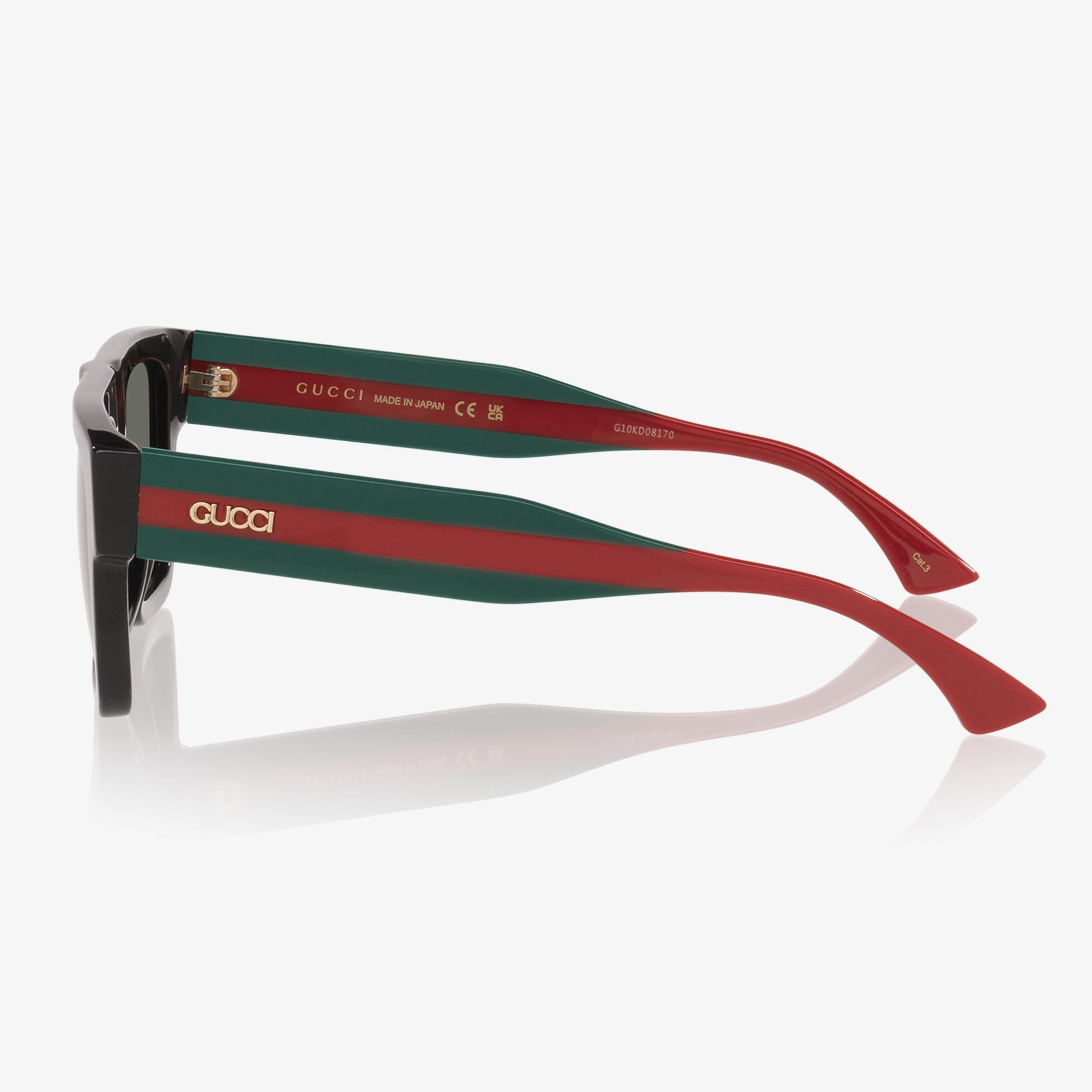 Gucci Acetate Erkek Siyah Güneş Gözlüğü