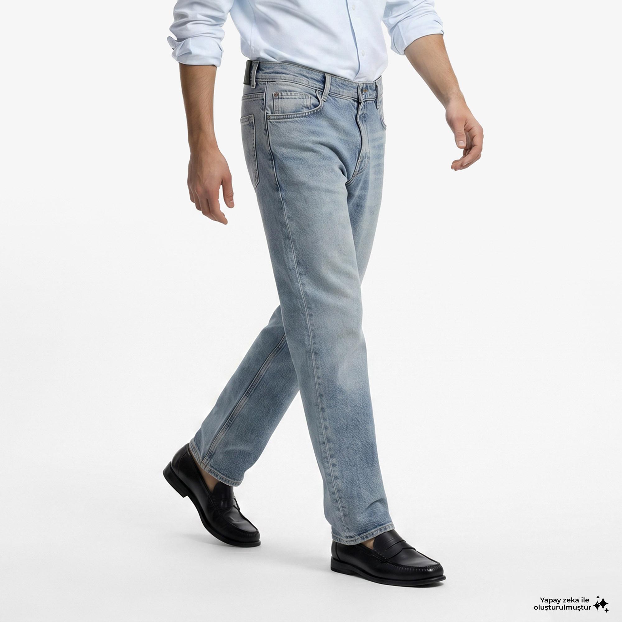Boss Delaware Erkek Mavi Jean