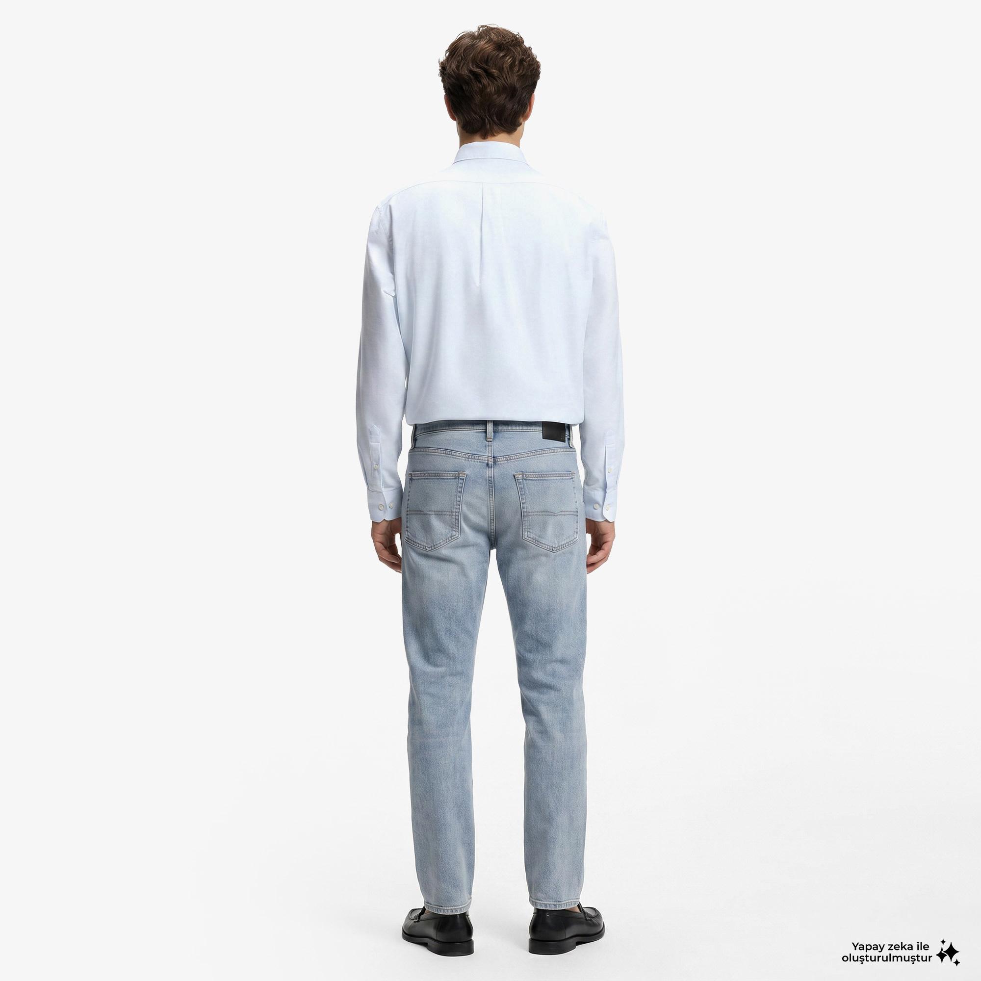 Boss Delaware Erkek Mavi Jean