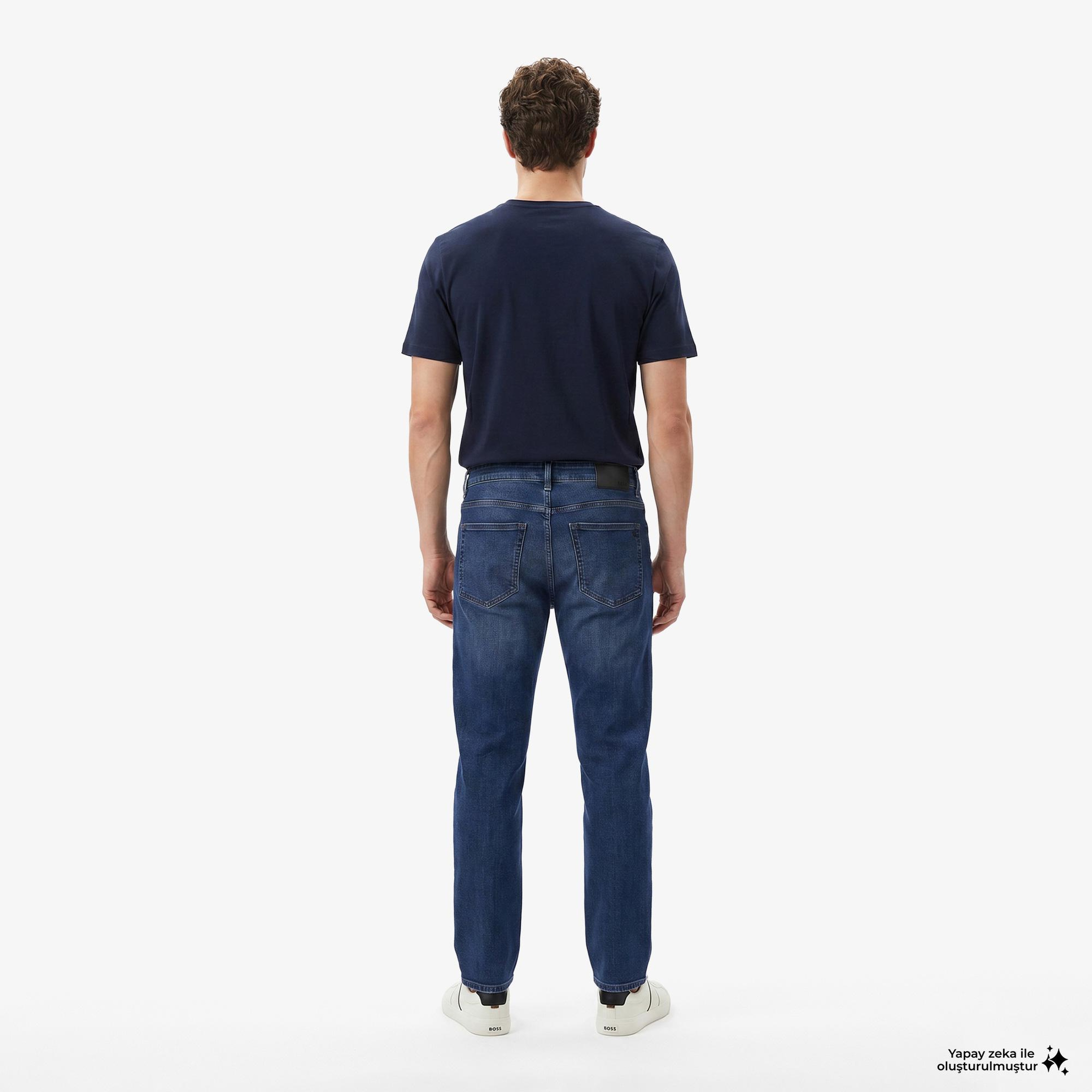 Boss Delaware Erkek Mavi Jean
