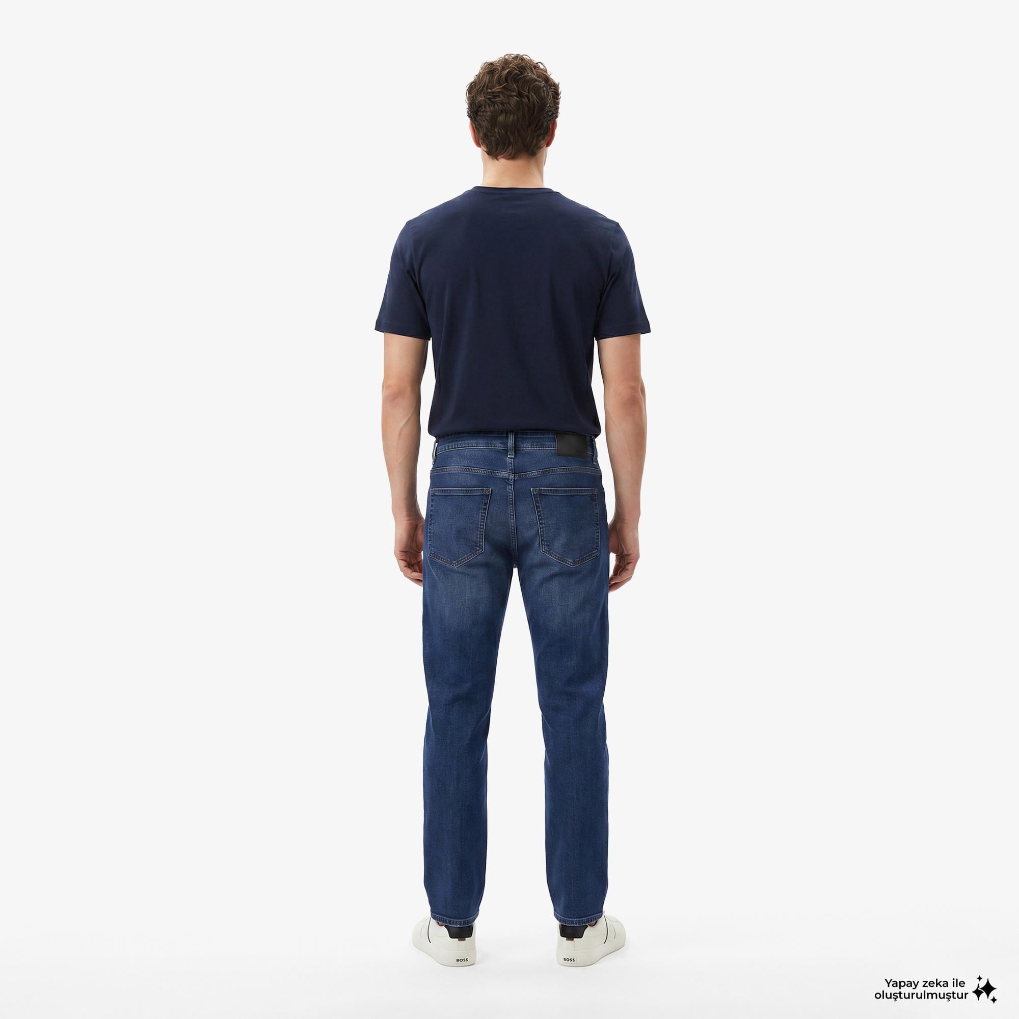 Boss Delaware Erkek Mavi Jean