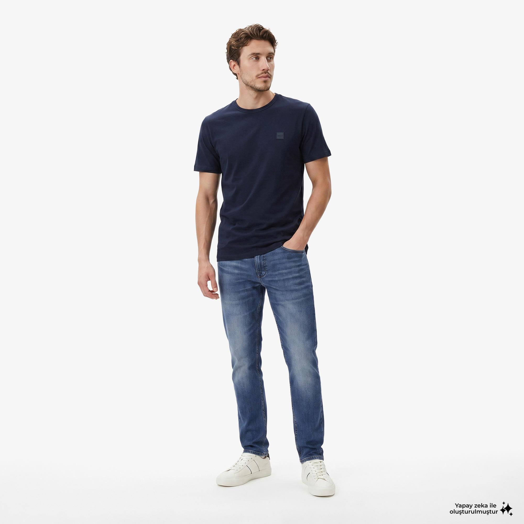 Boss Delaware Erkek Mavi Jean