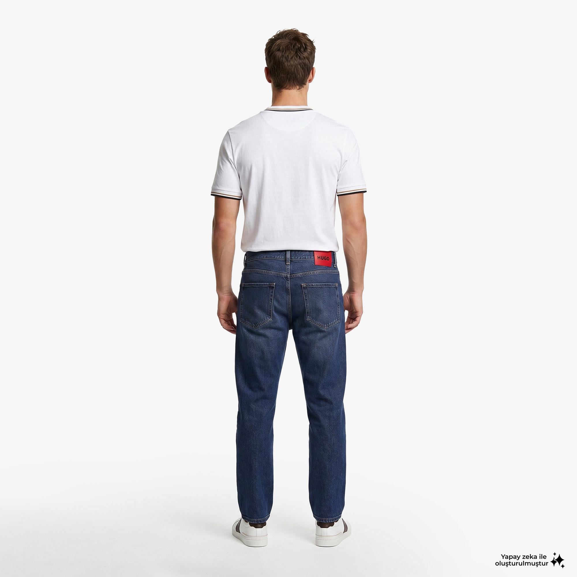 Hugo Jean Erkek Lacivert Jean