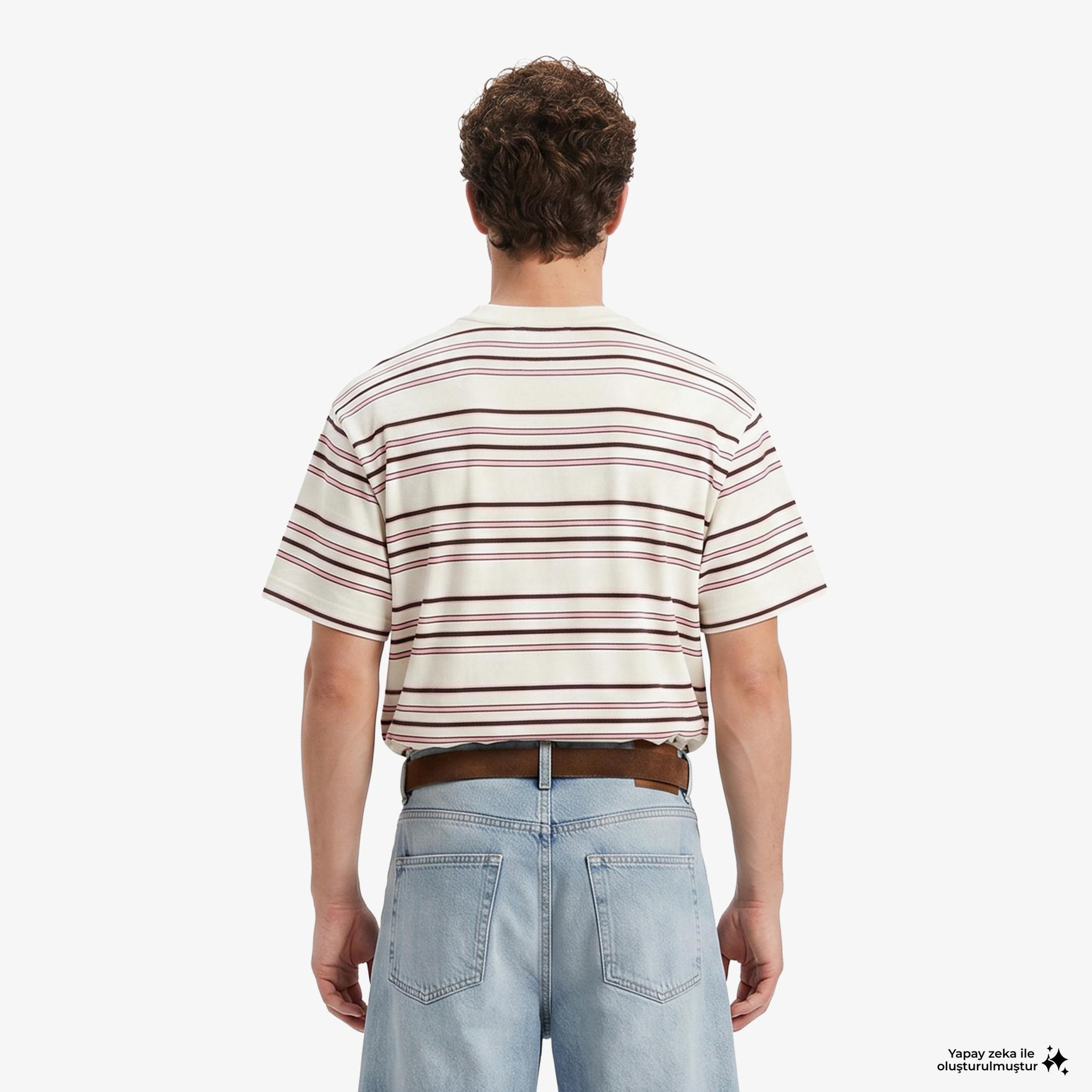 Dickies East Liberty Stripe Erkek Renkli T-Shirt