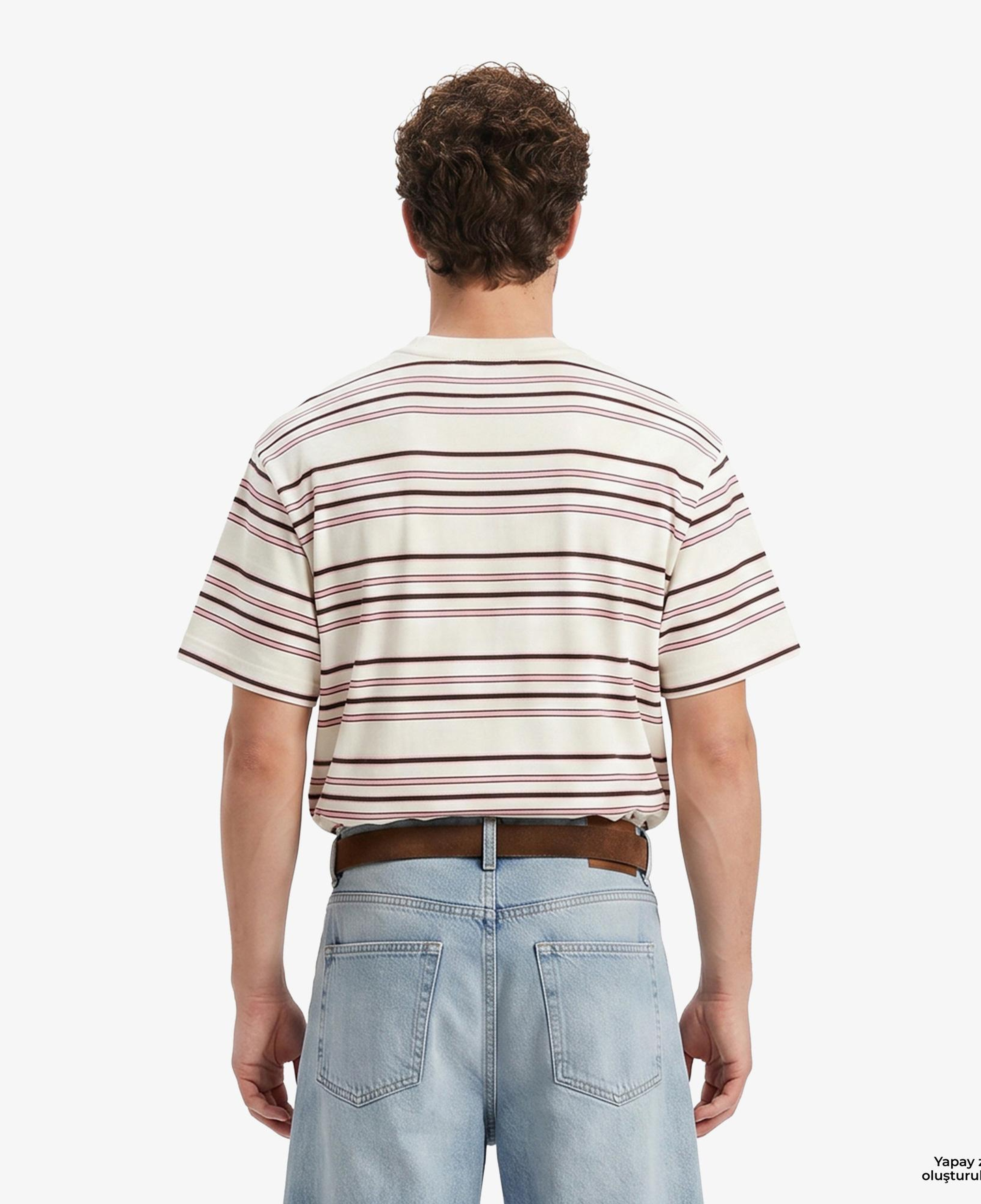 Dickies East Liberty Stripe Erkek Renkli T-Shirt