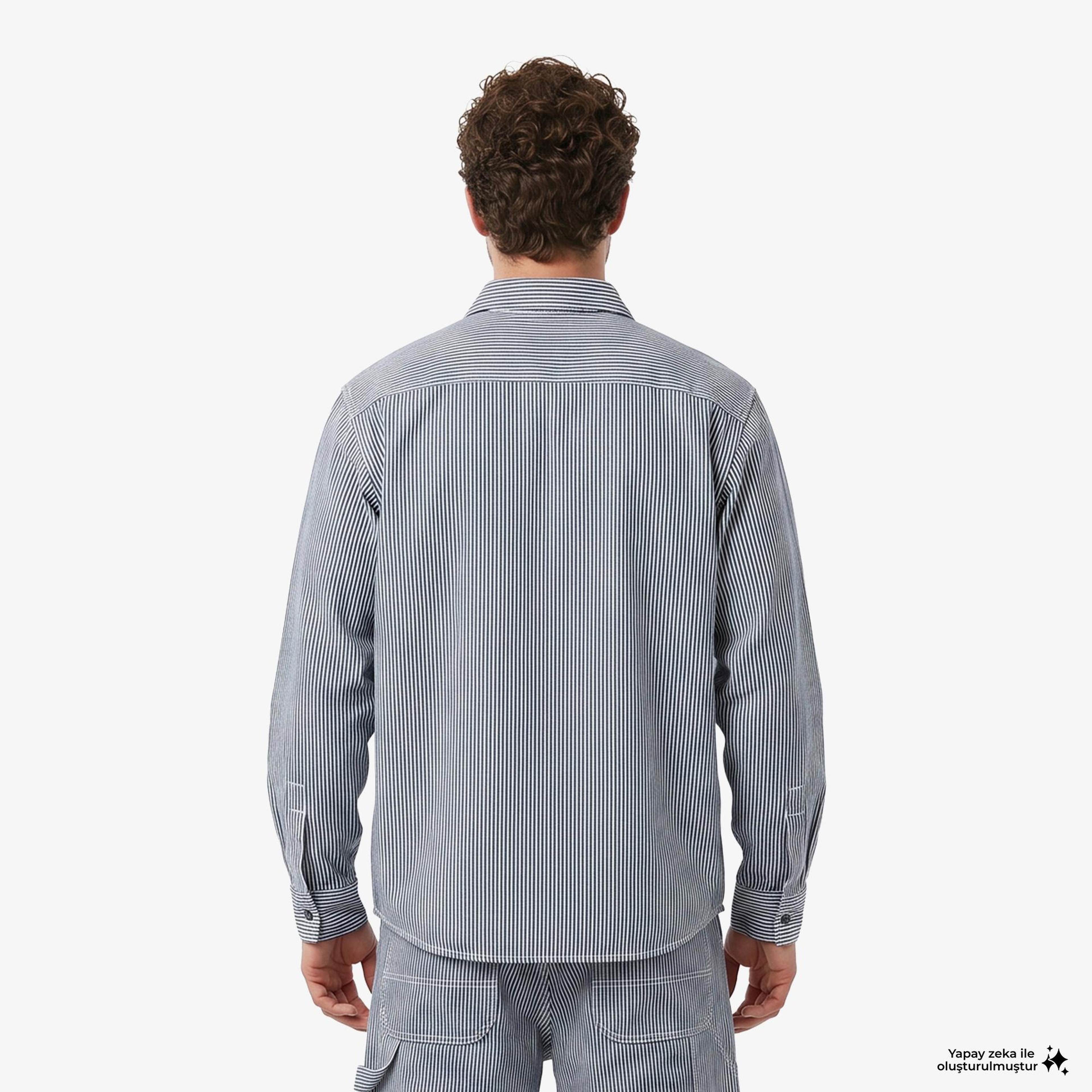 Dickies Hickory Work Erkek Mavi Gömlek