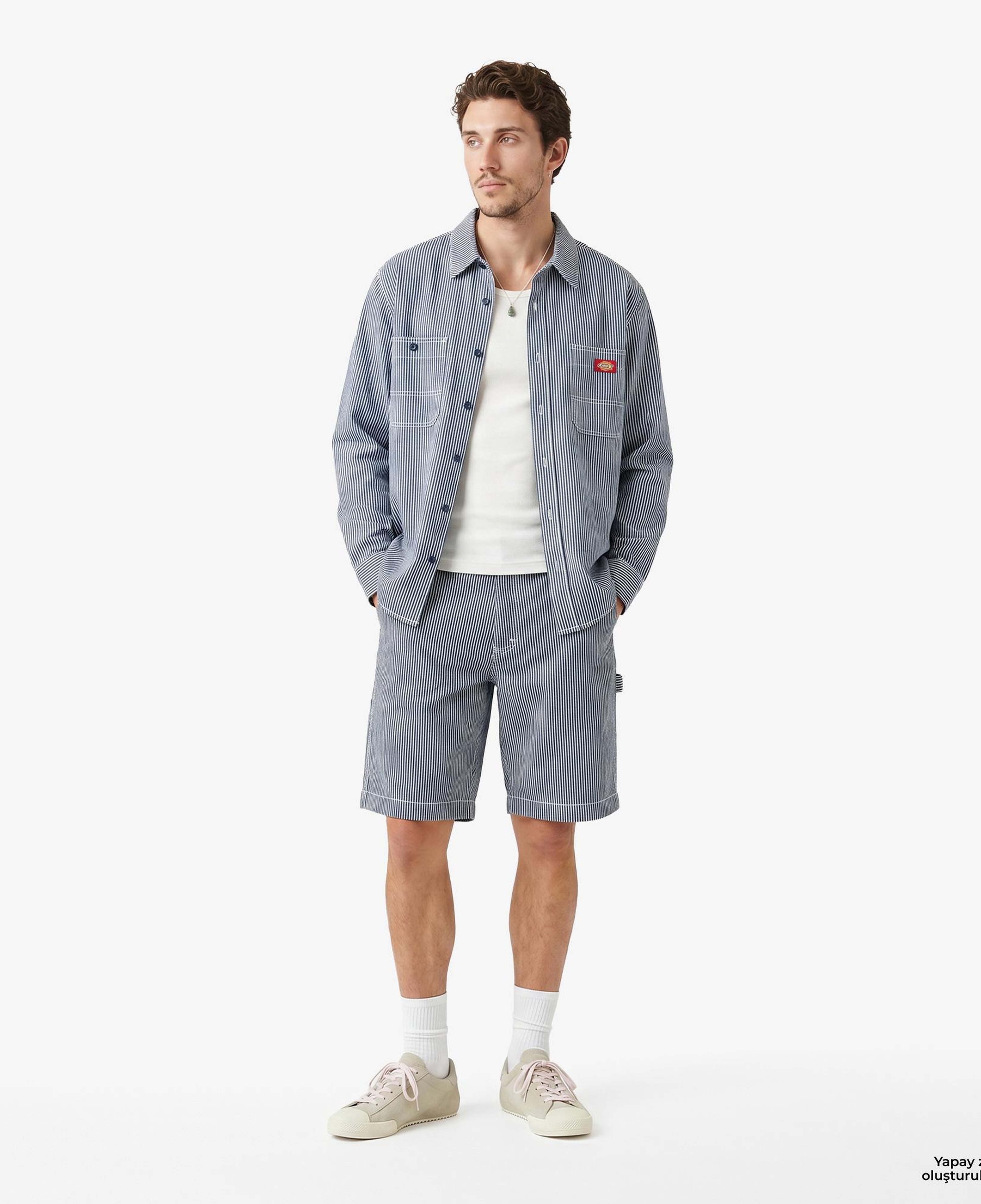 Dickies 11 Inch Hickory Carpenter Erkek Mavi Şort