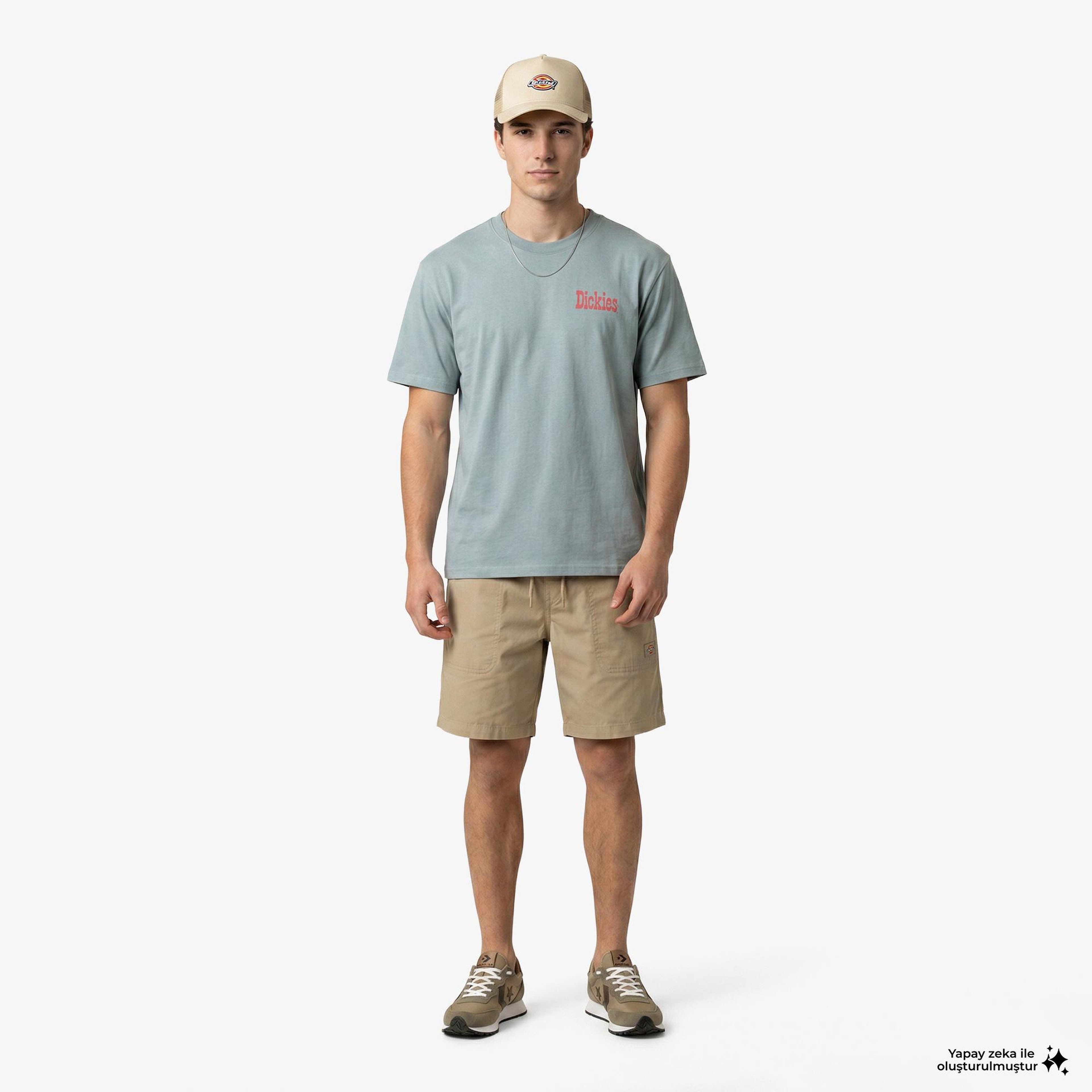 Dickies Polk Erkek Mavi T-Shirt