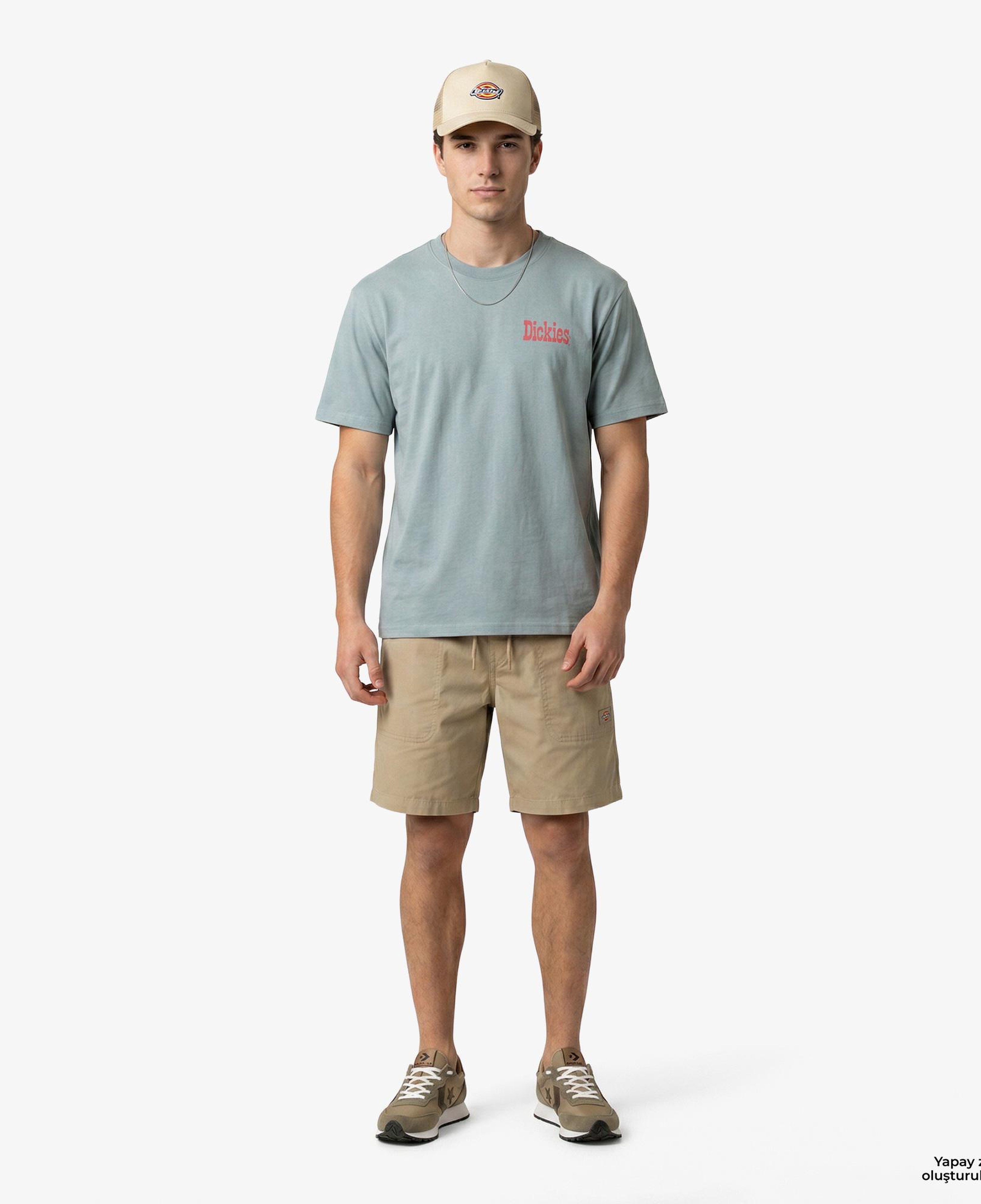 Dickies Polk Erkek Mavi T-Shirt
