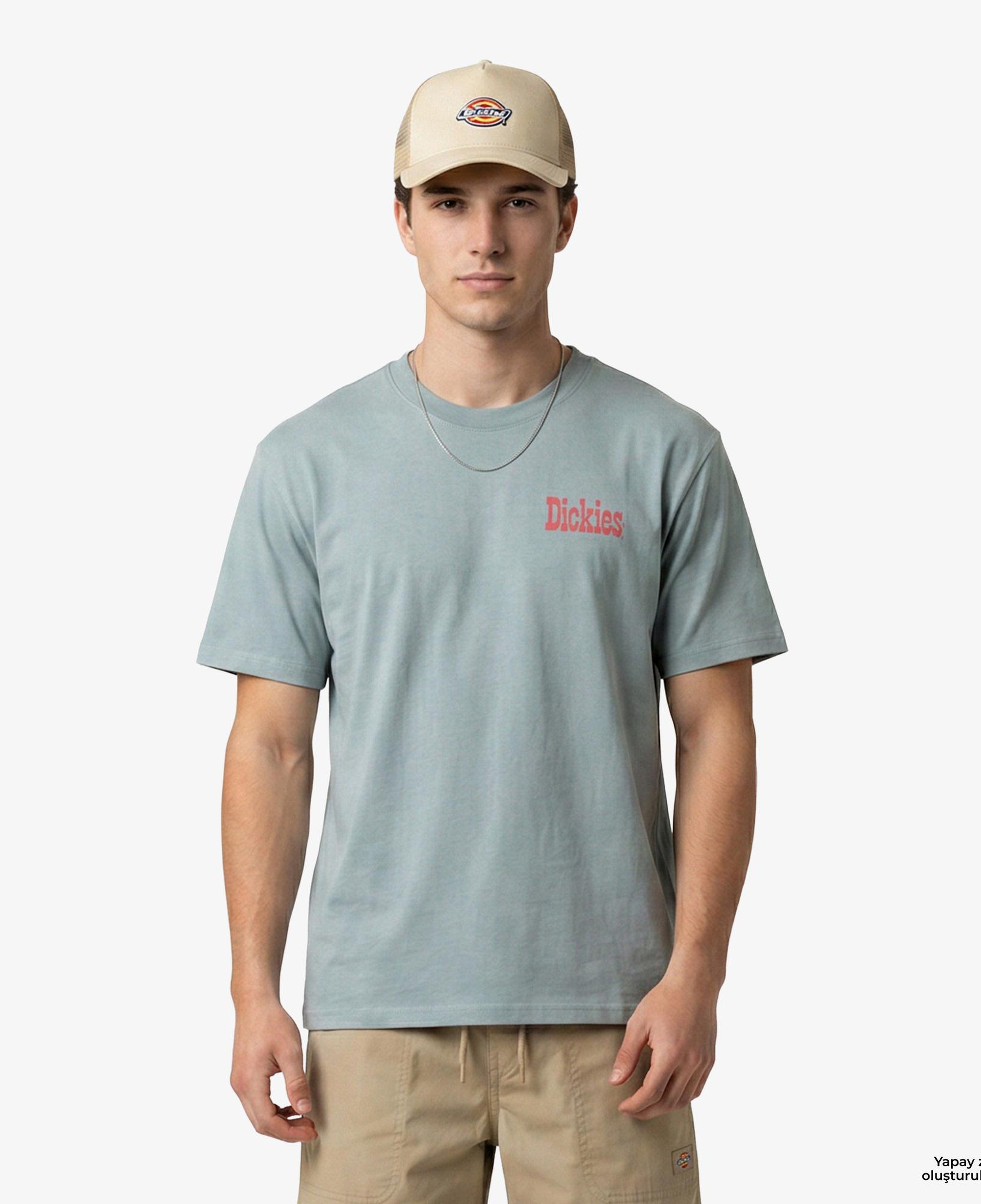 Dickies Polk Erkek Mavi T-Shirt