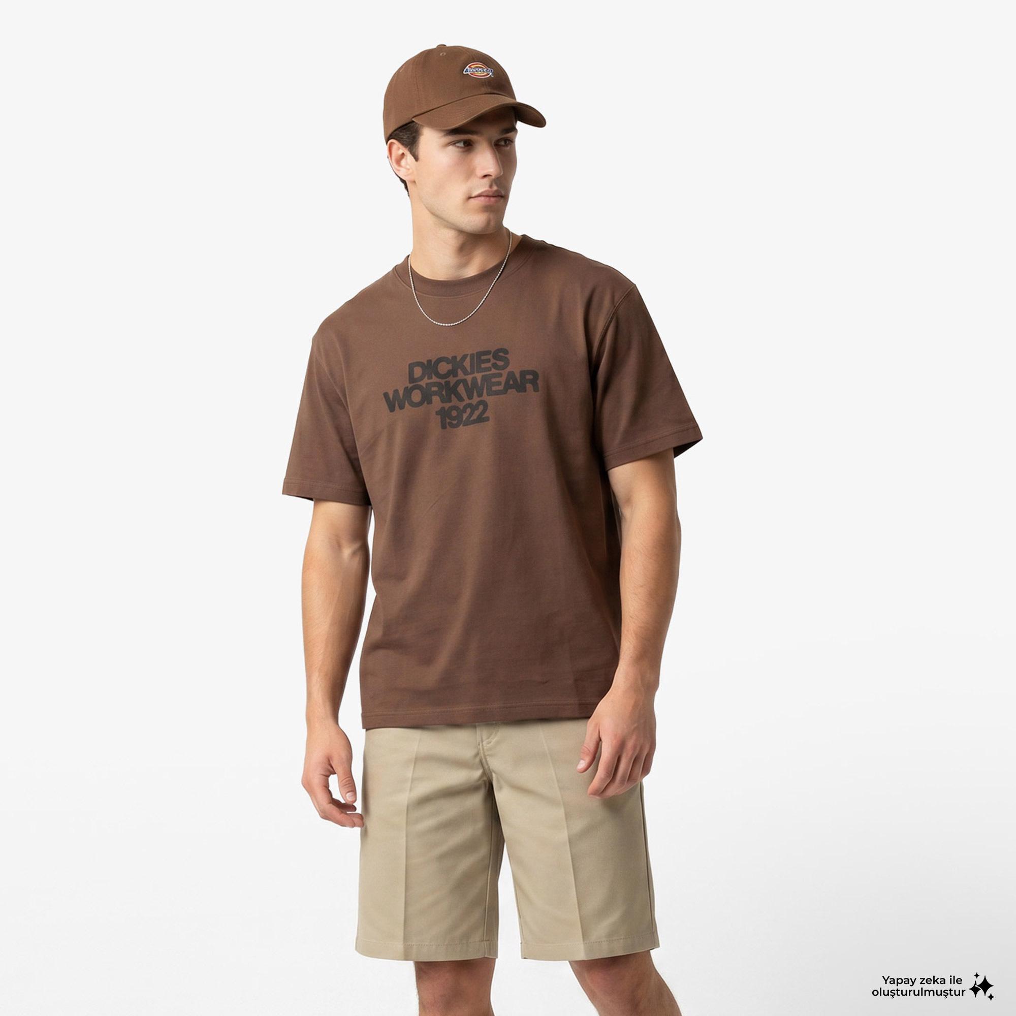 Dickies Torrey Erkek Kahverengi T-Shirt