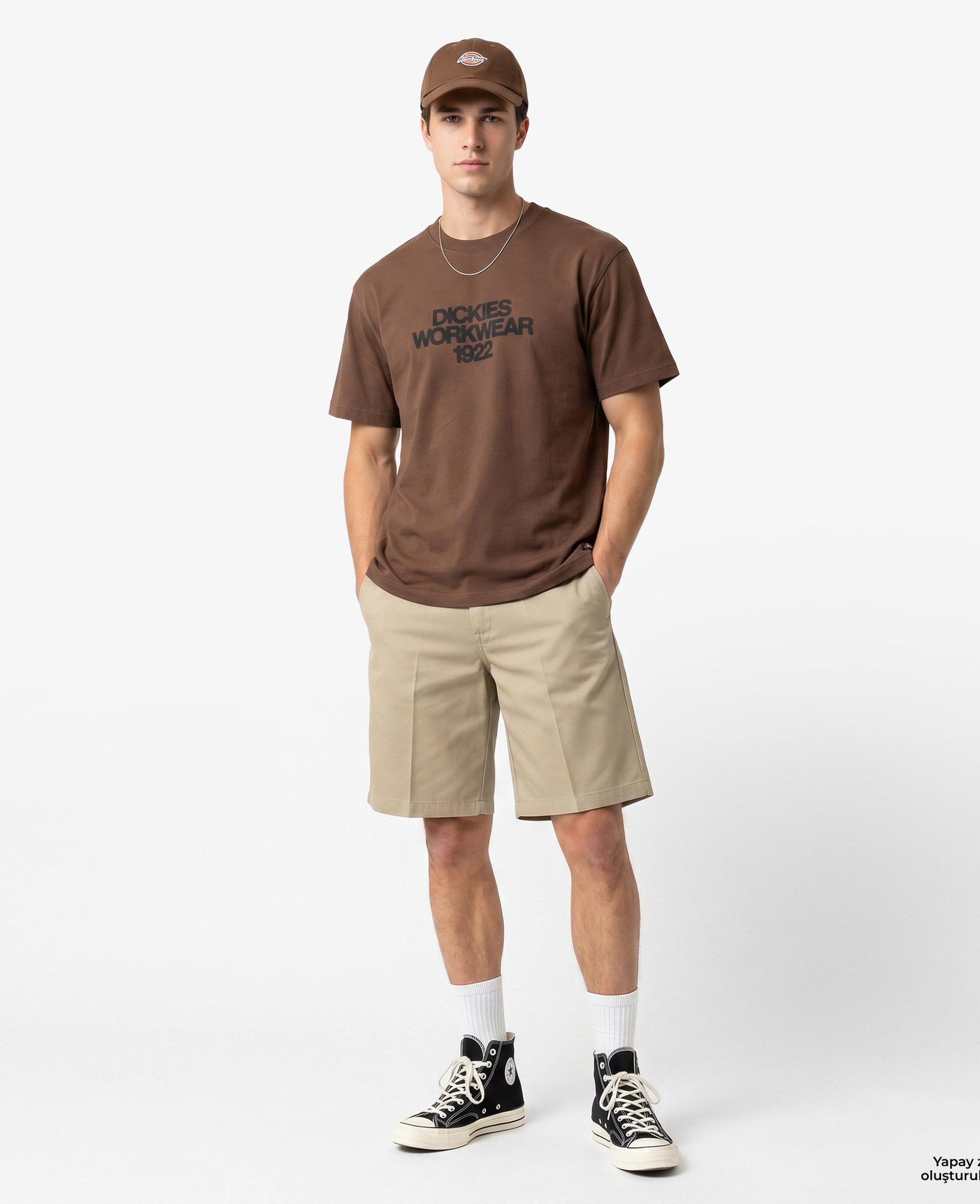 Dickies Torrey Erkek Kahverengi T-Shirt