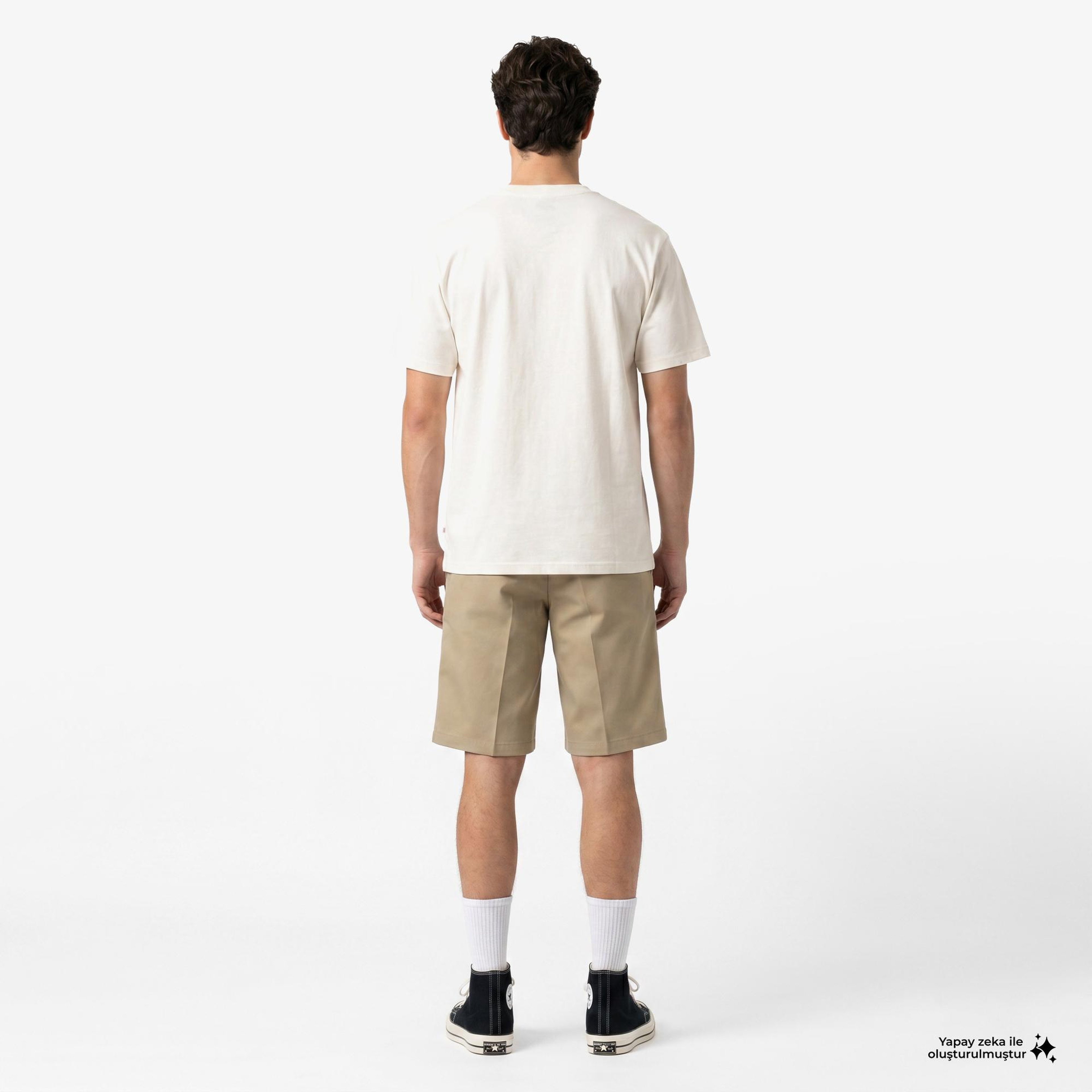 Dickies Lynndyl Erkek Beyaz T-Shirt