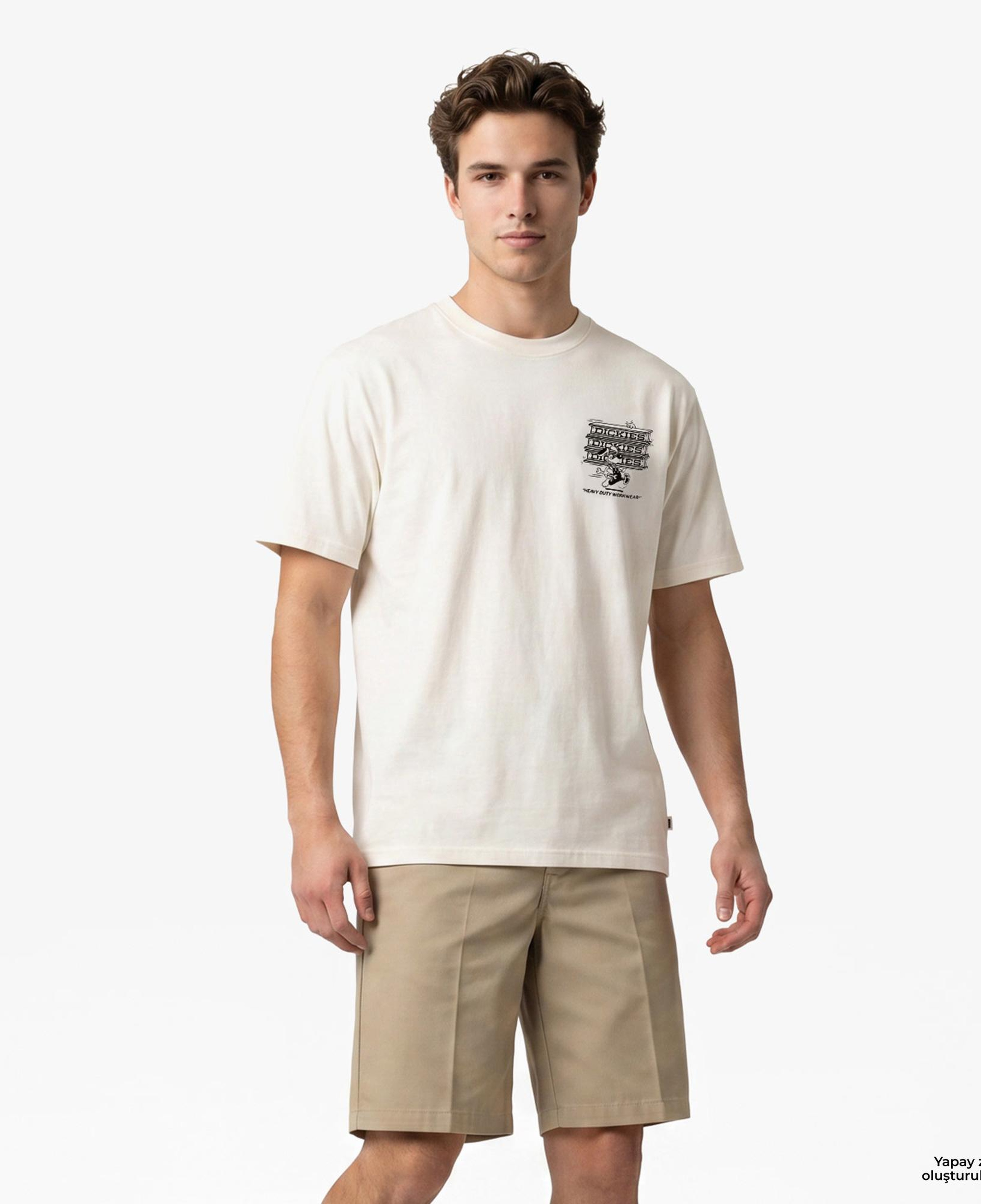 Dickies Lynndyl Erkek Beyaz T-Shirt