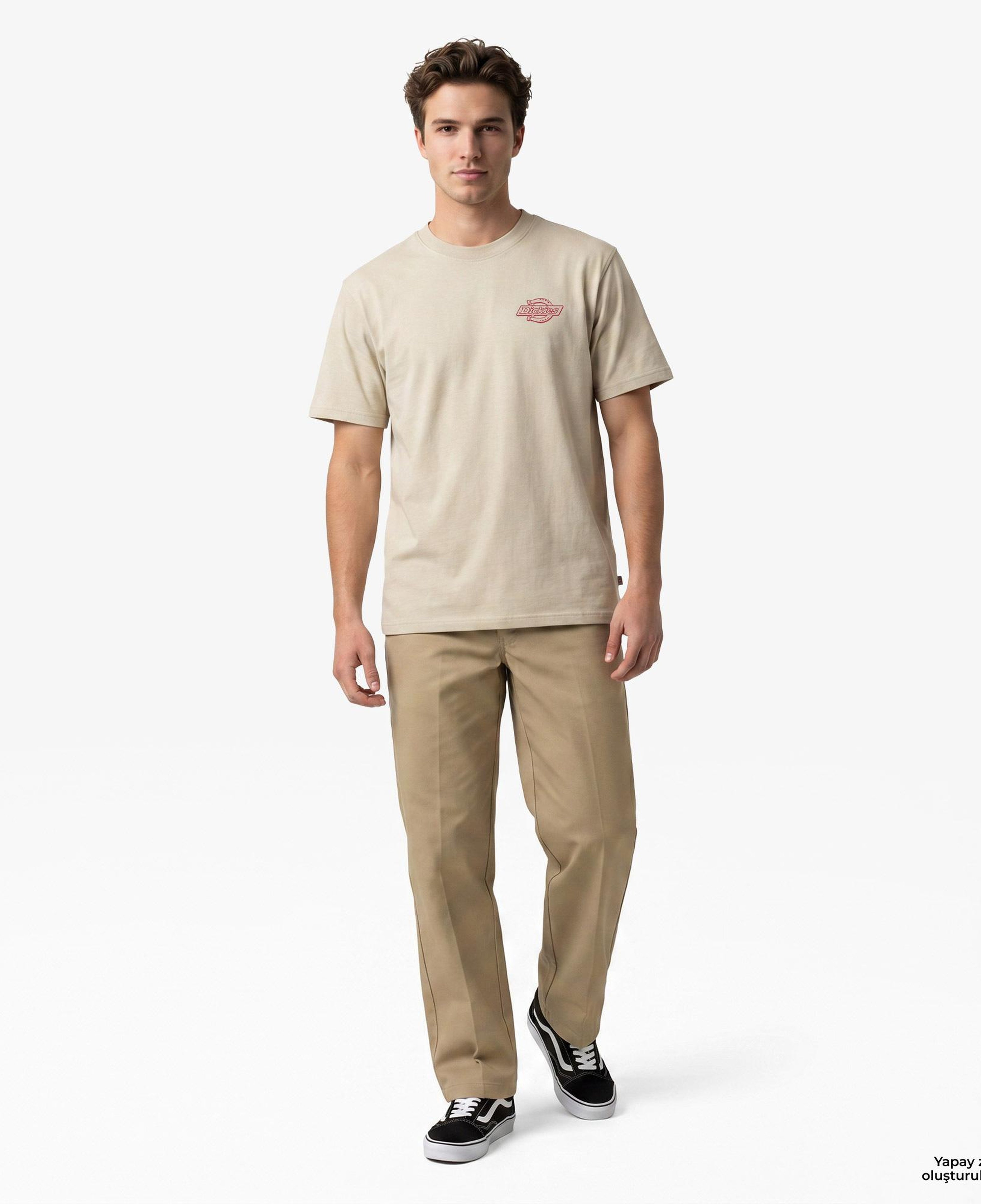 Dickies Millville Erkek Bej T-Shirt