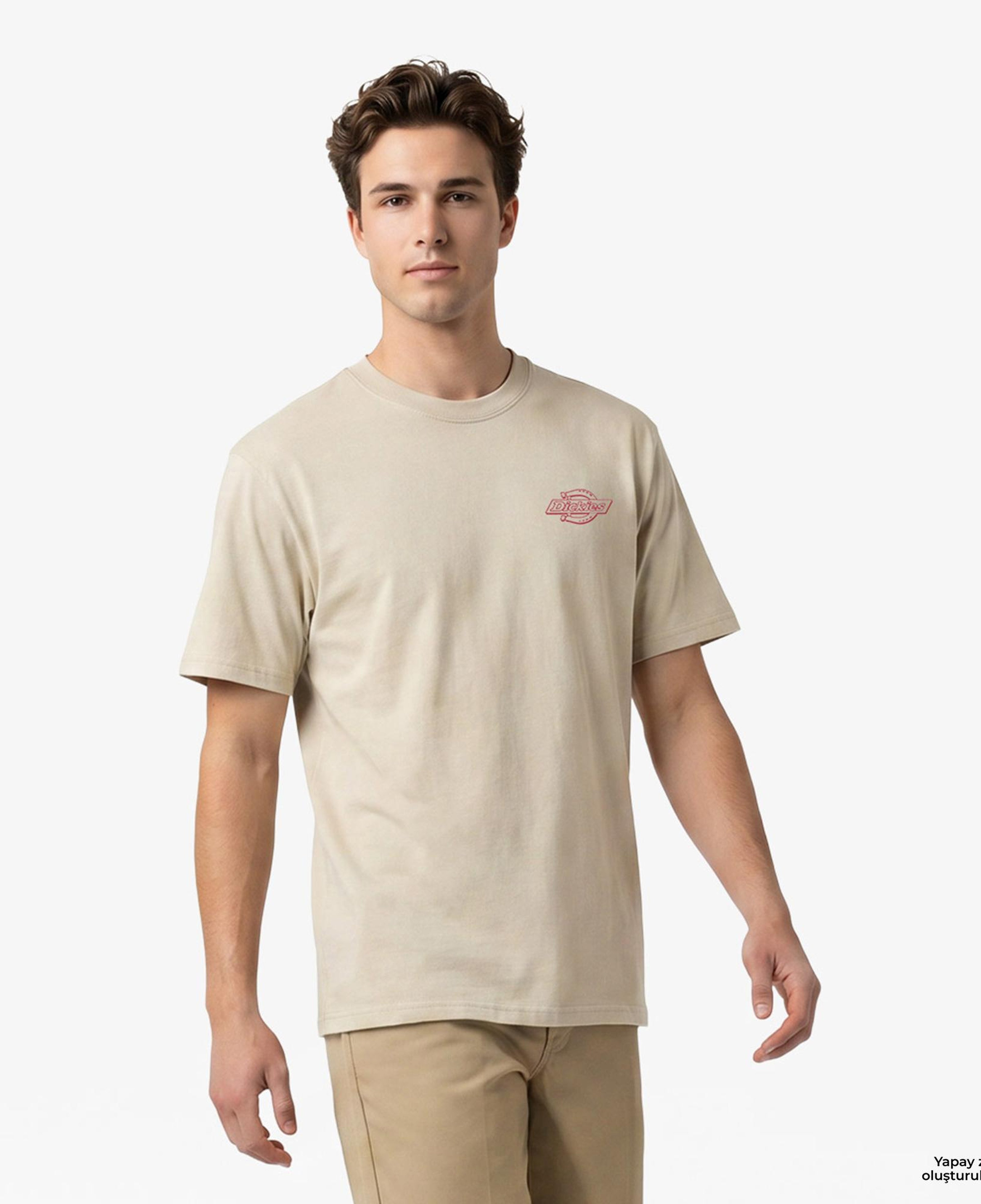 Dickies Millville Erkek Bej T-Shirt