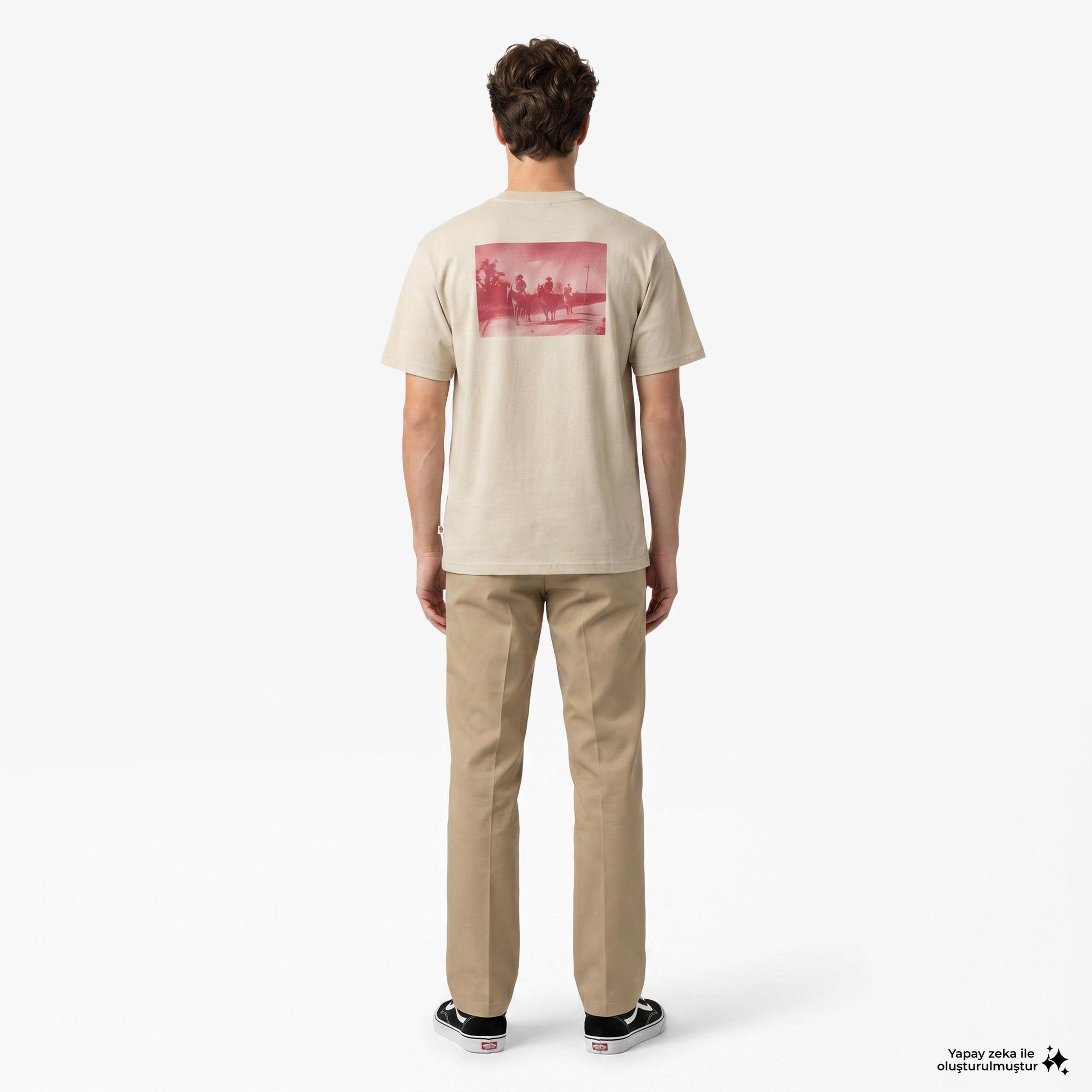 Dickies Millville Erkek Bej T-Shirt