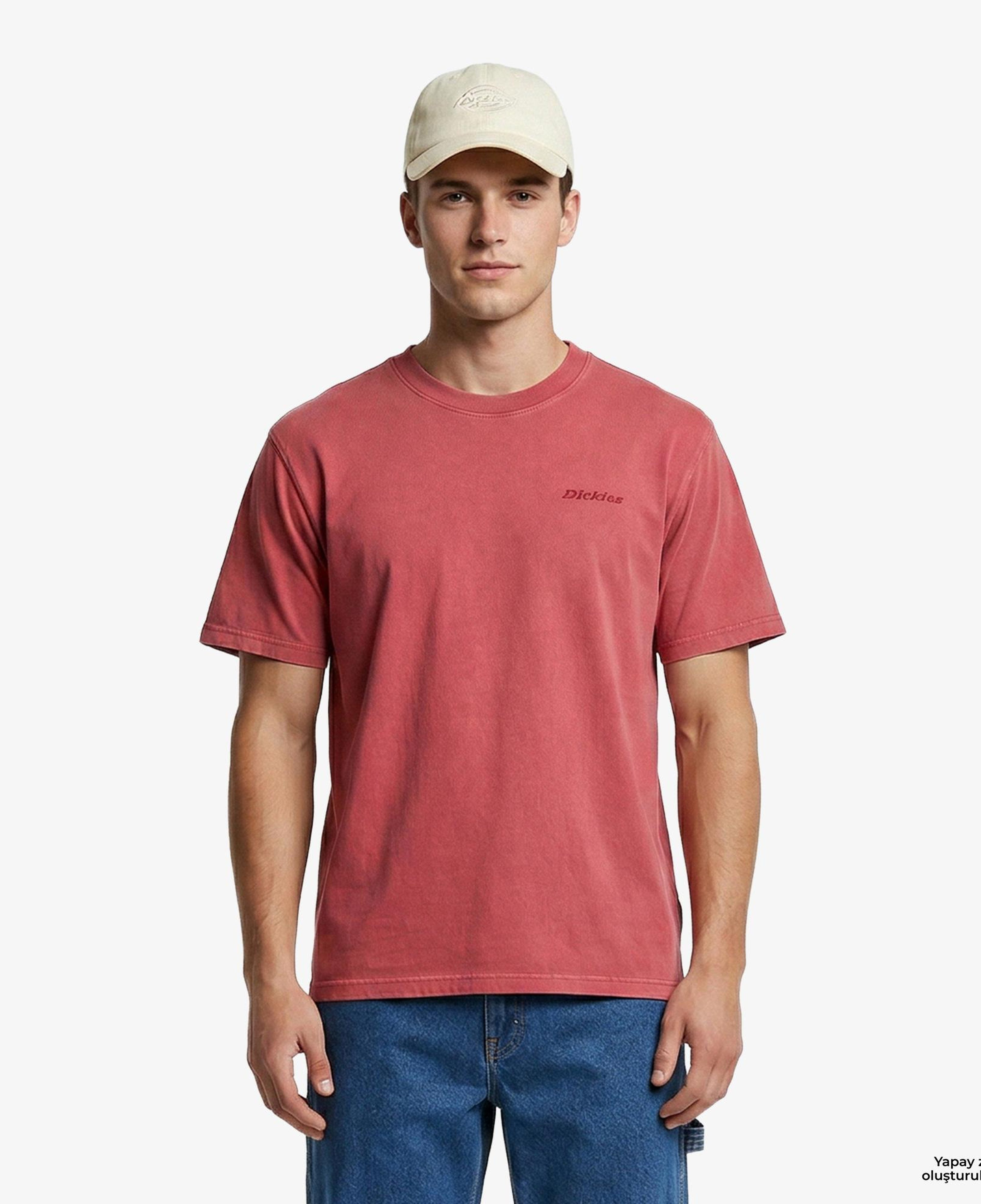 Dickies Plentywood Erkek Kırmızı T-Shirt