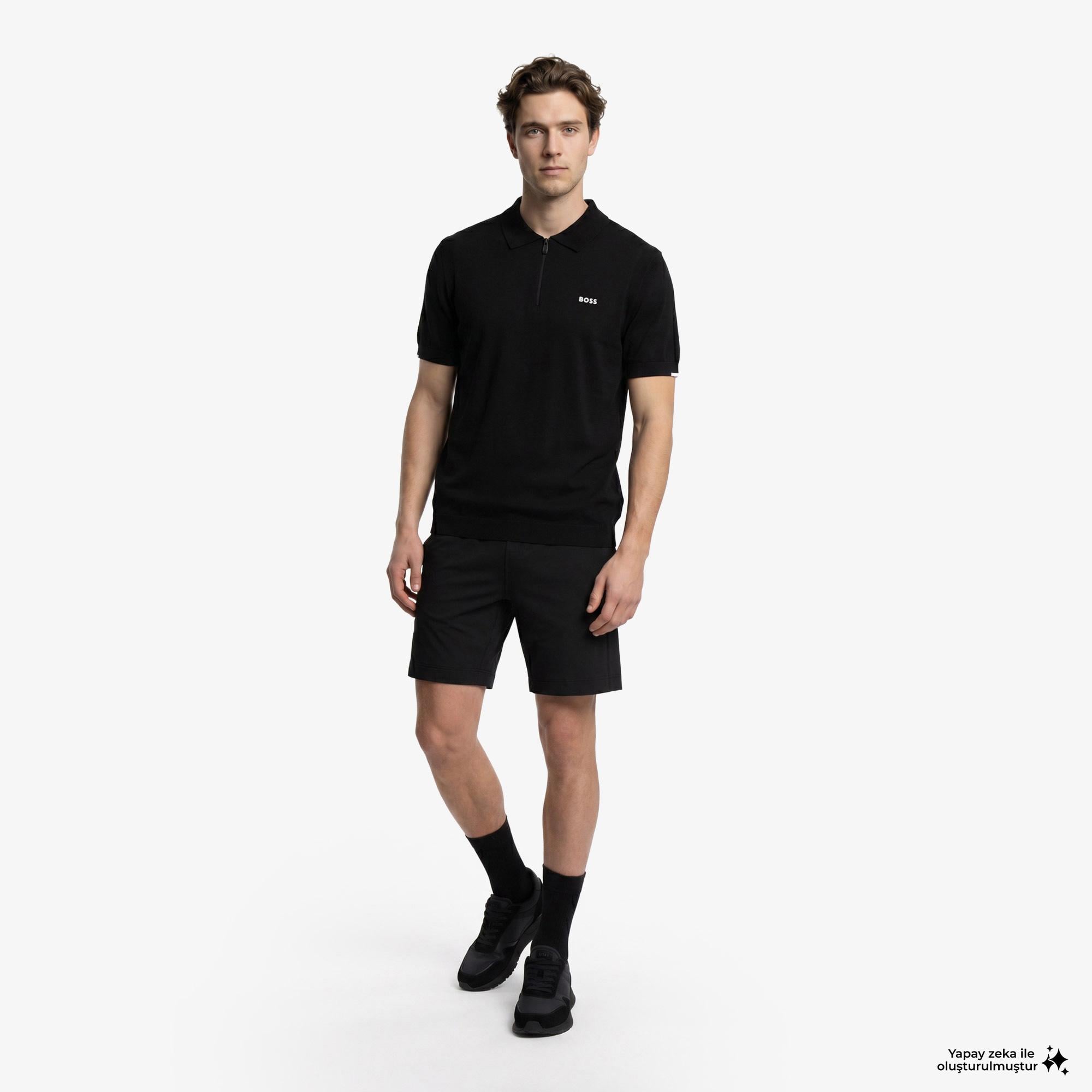Boss Erkek Siyah Sweatshirt