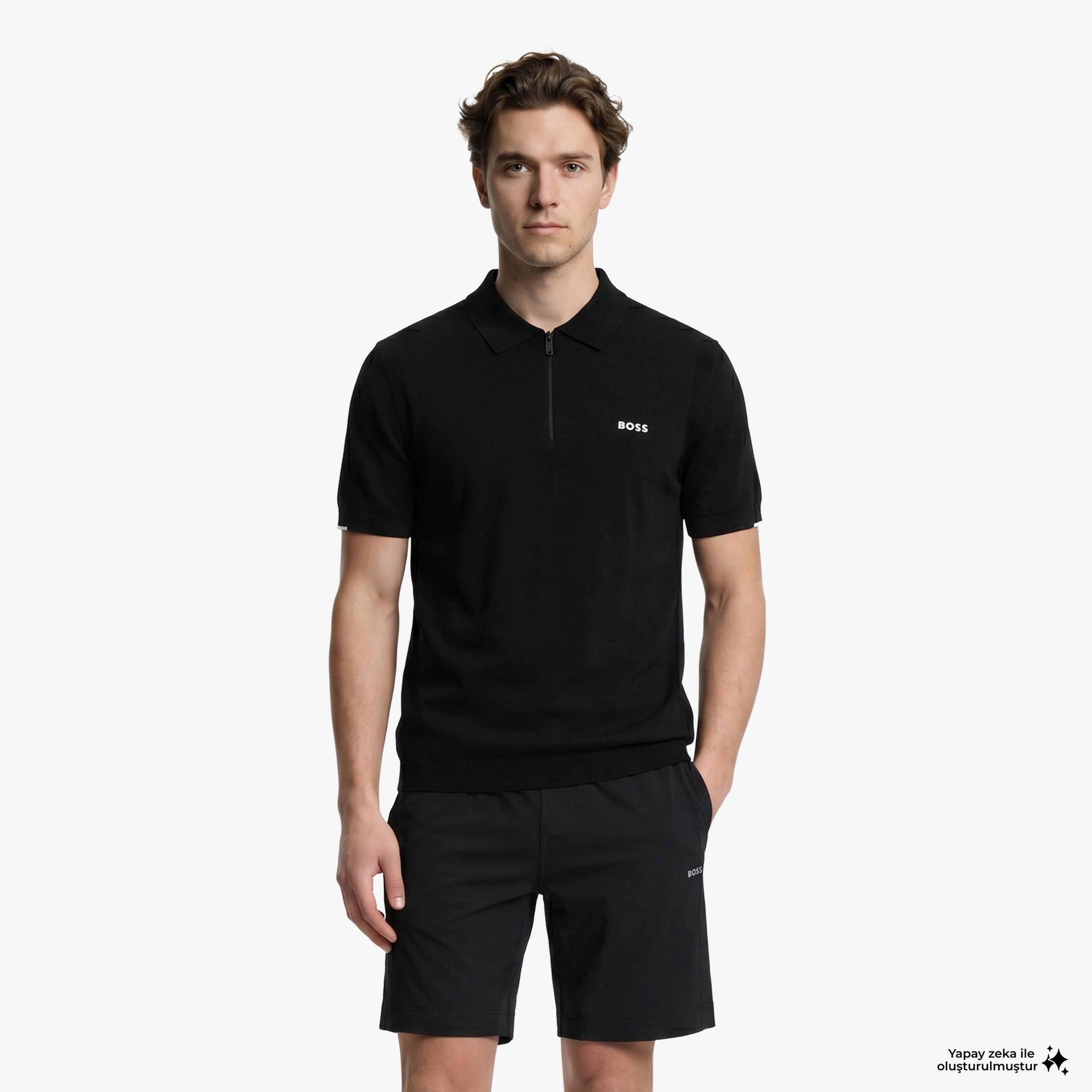 Boss Erkek Siyah Sweatshirt