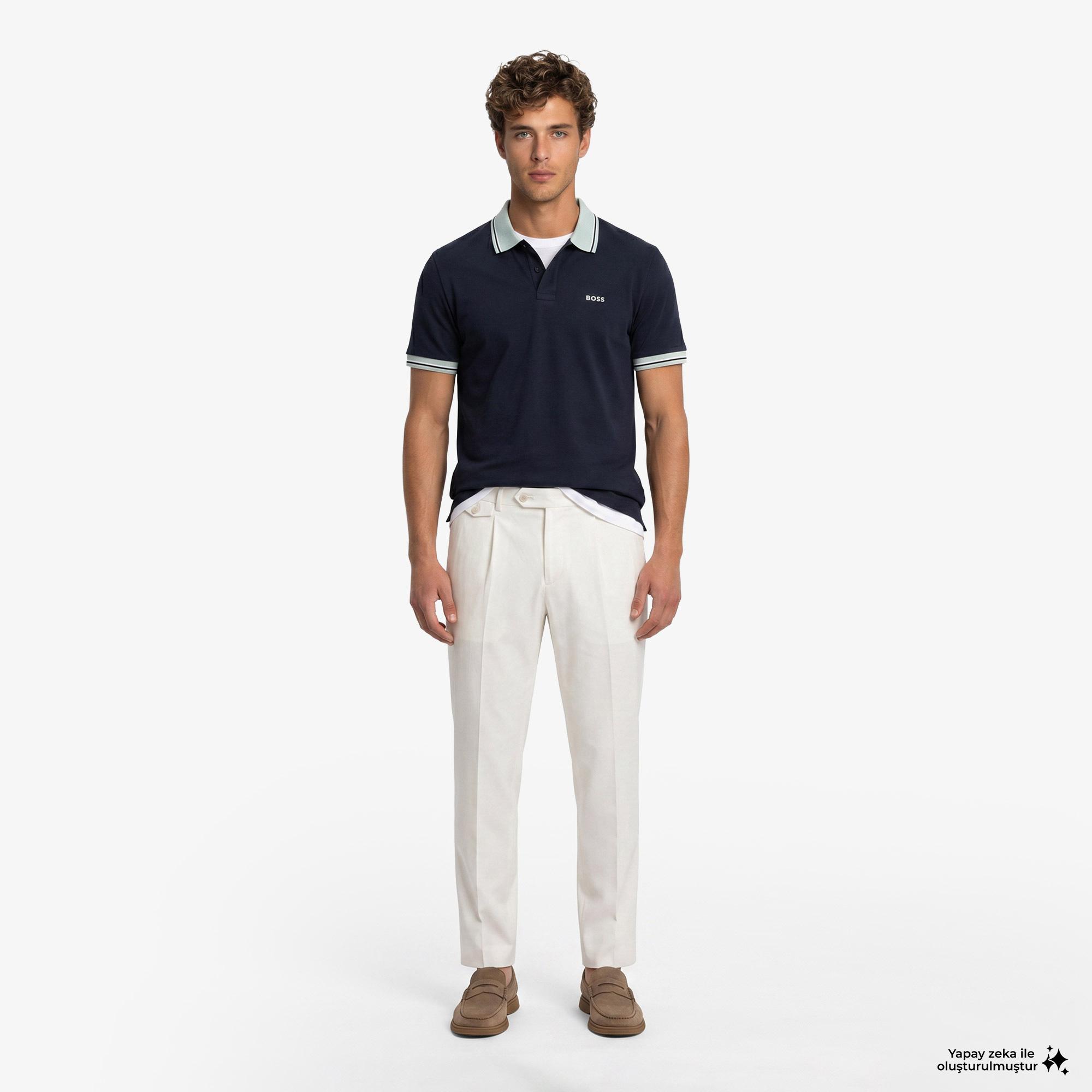 Boss Erkek Lacivert Polo