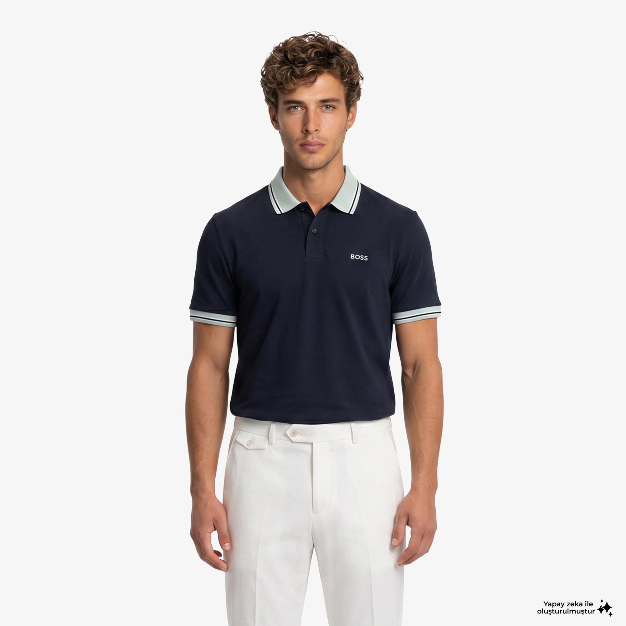 Boss Erkek Lacivert Polo