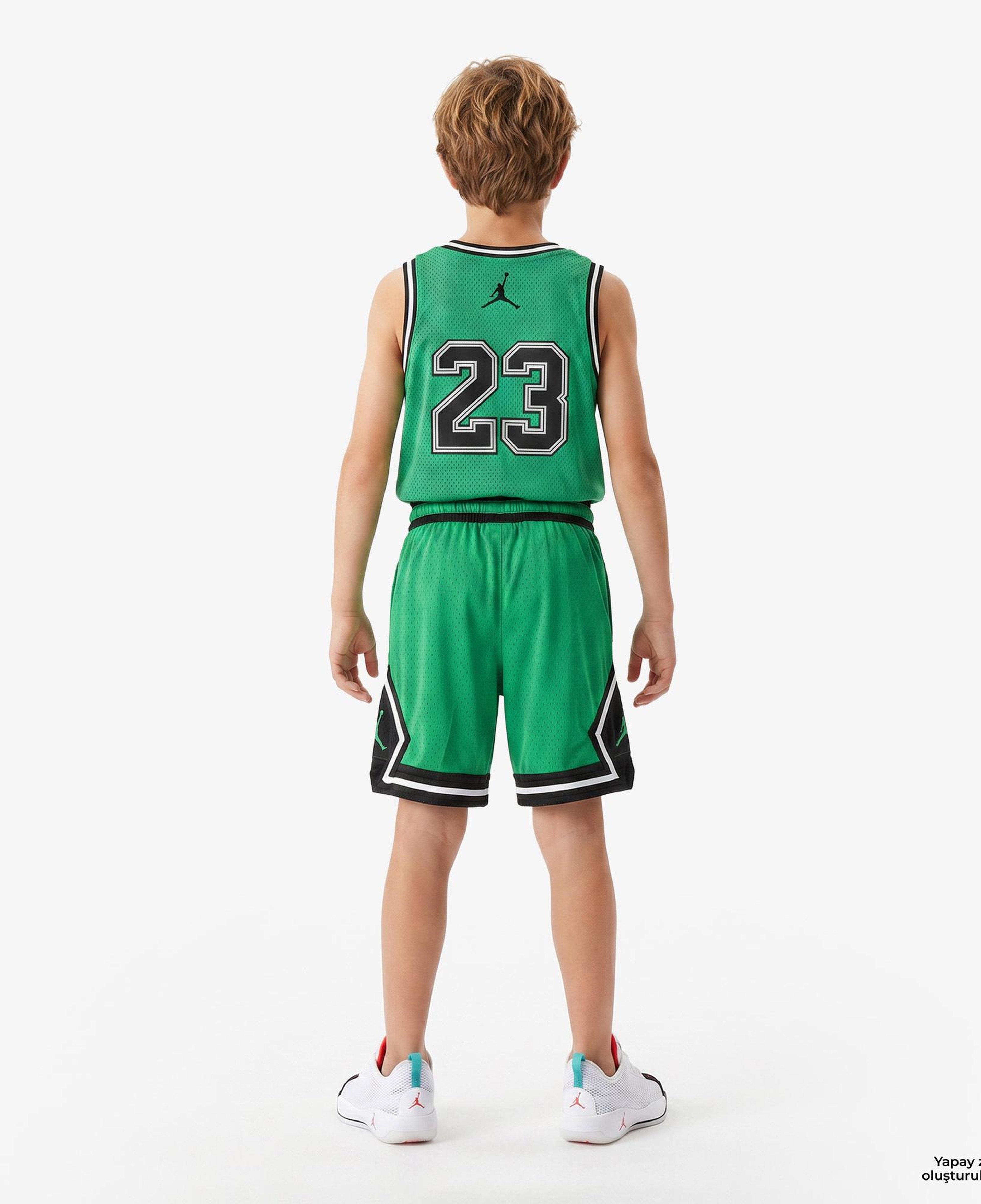 Jordan Dri-FIT Sport Diamond Çocuk Yeşil Basketbol Şort