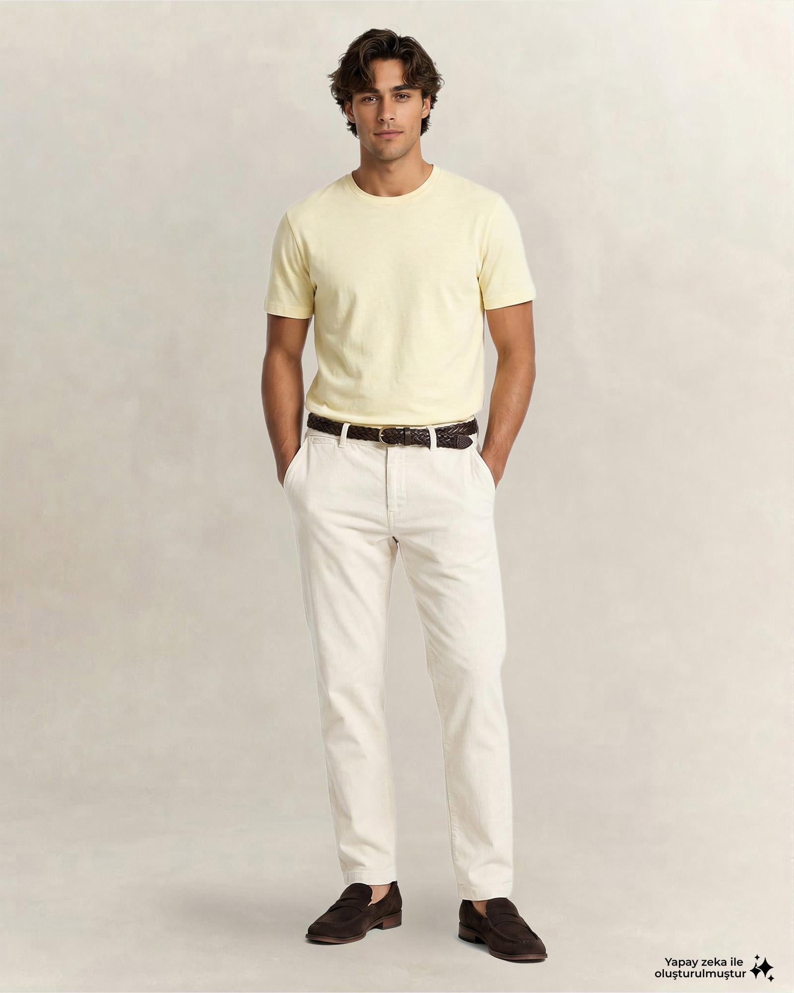 GANT Erkek Bej Regular Fit Pantolon