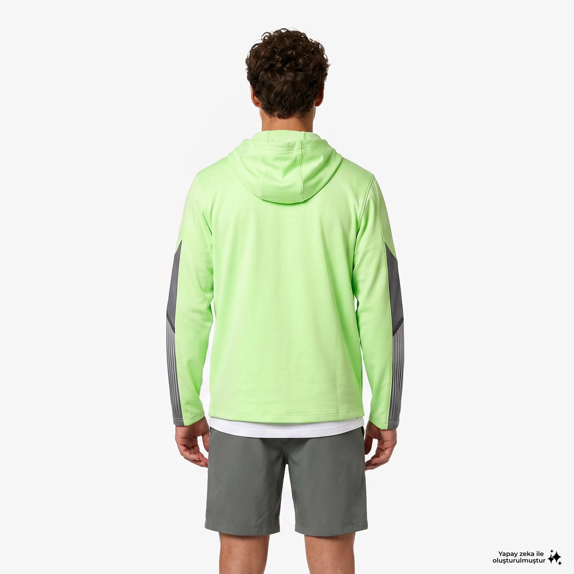 Under Armour Velociti Storm Hooded Erkek Sarı Koşu Ceket