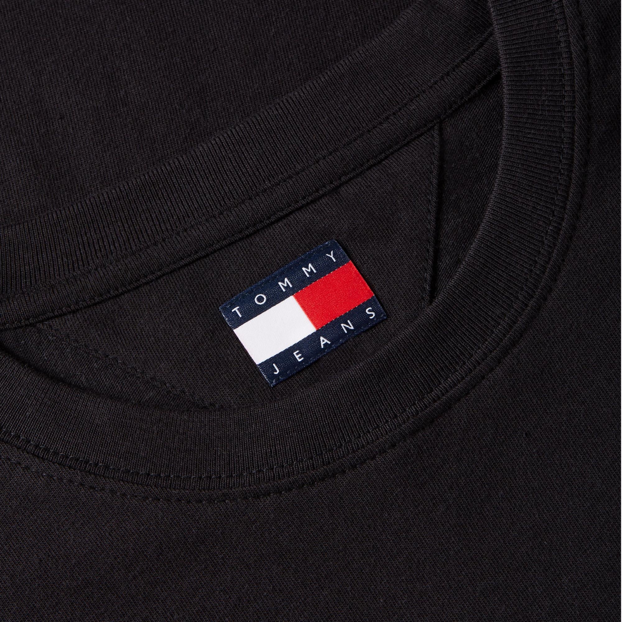 Tommy Hilfiger City Sign Erkek Siyah T-Shirt