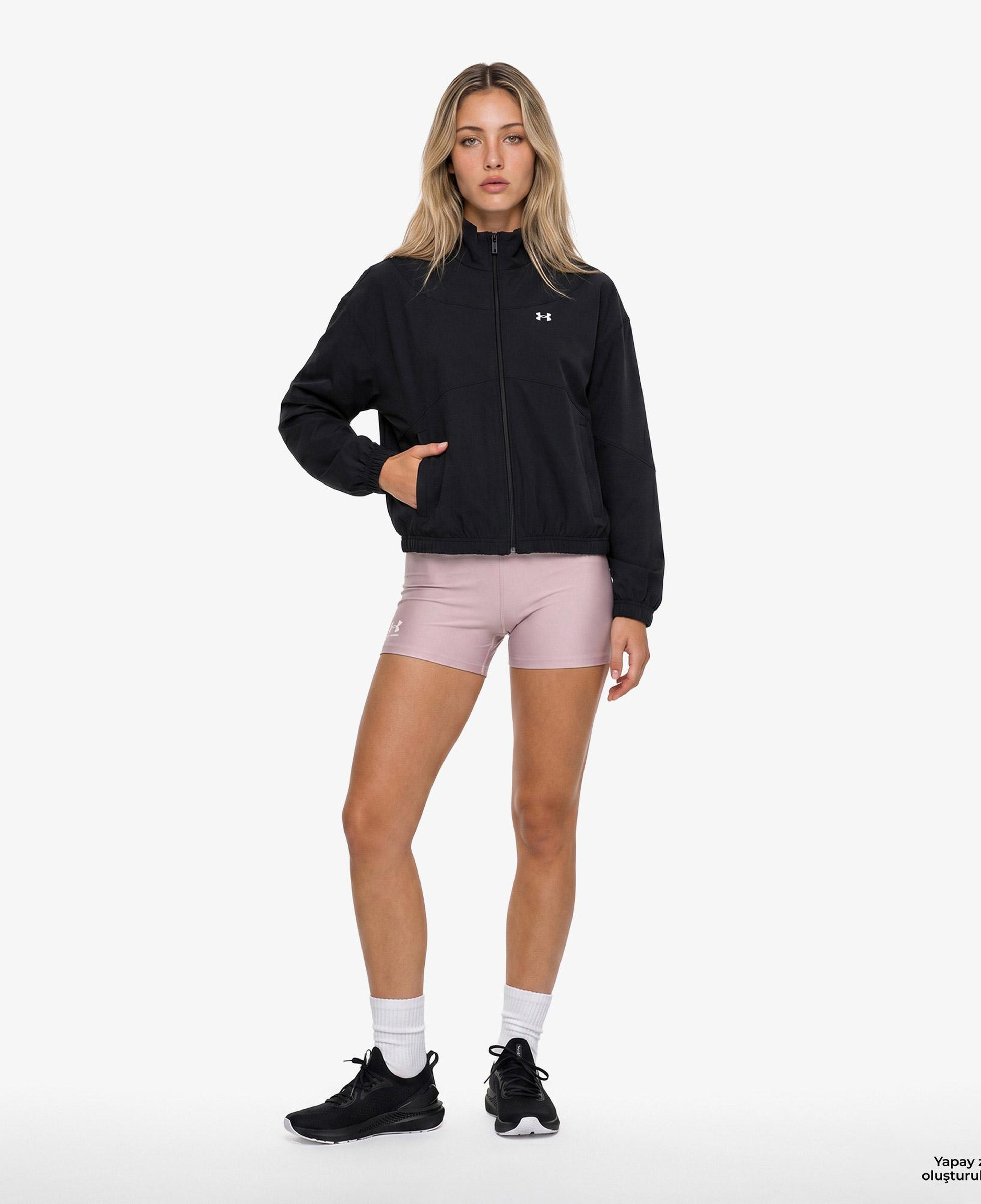 Under Armour Rival Woven Kadın Siyah Ceket